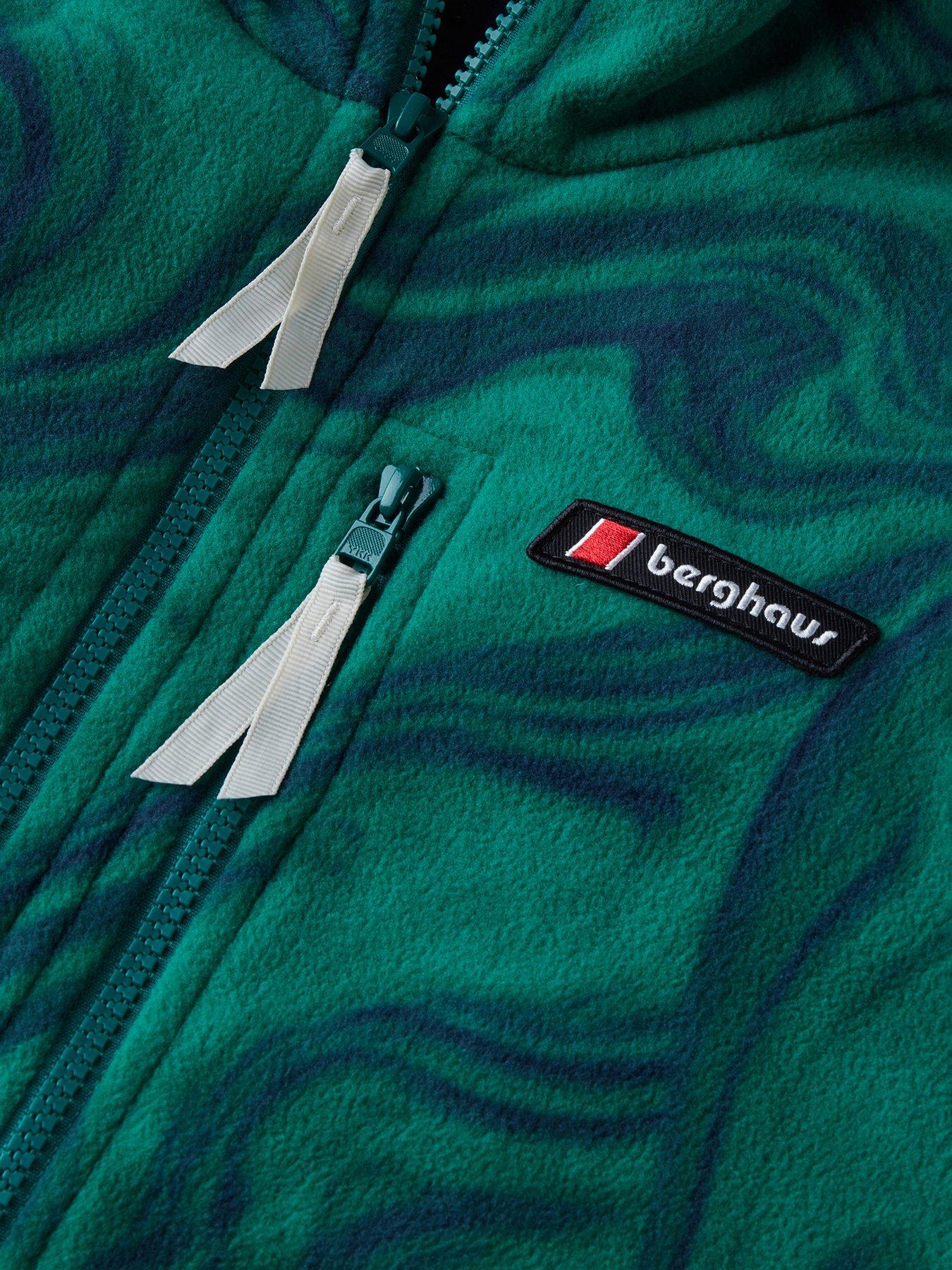 Dean Street Men s Prism Printed Trango Half Zip Fleece Green