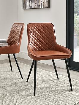 Product photograph of Very Home Pair Of Sorena Chairs from very.co.uk