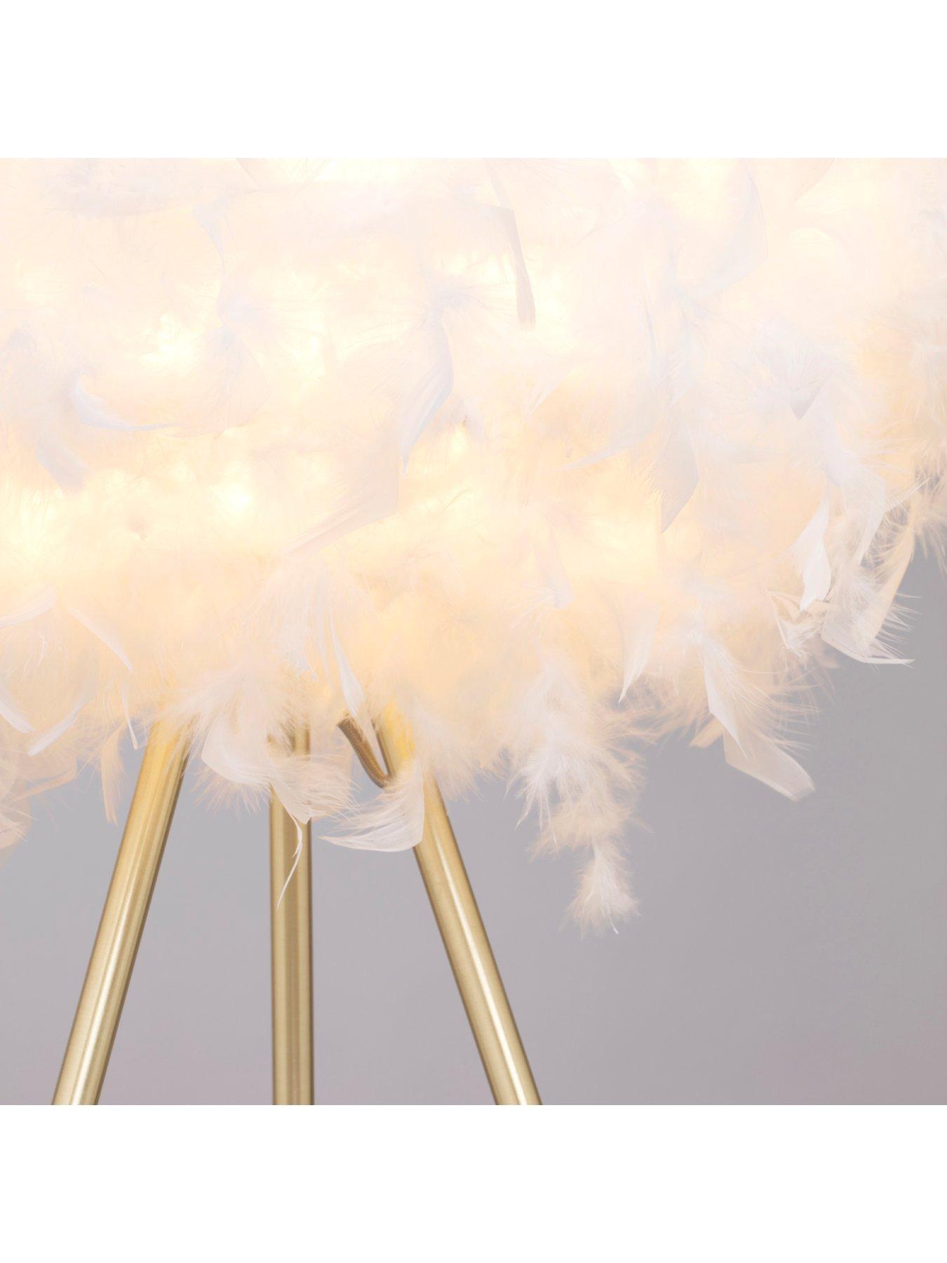 Feather deals floor light