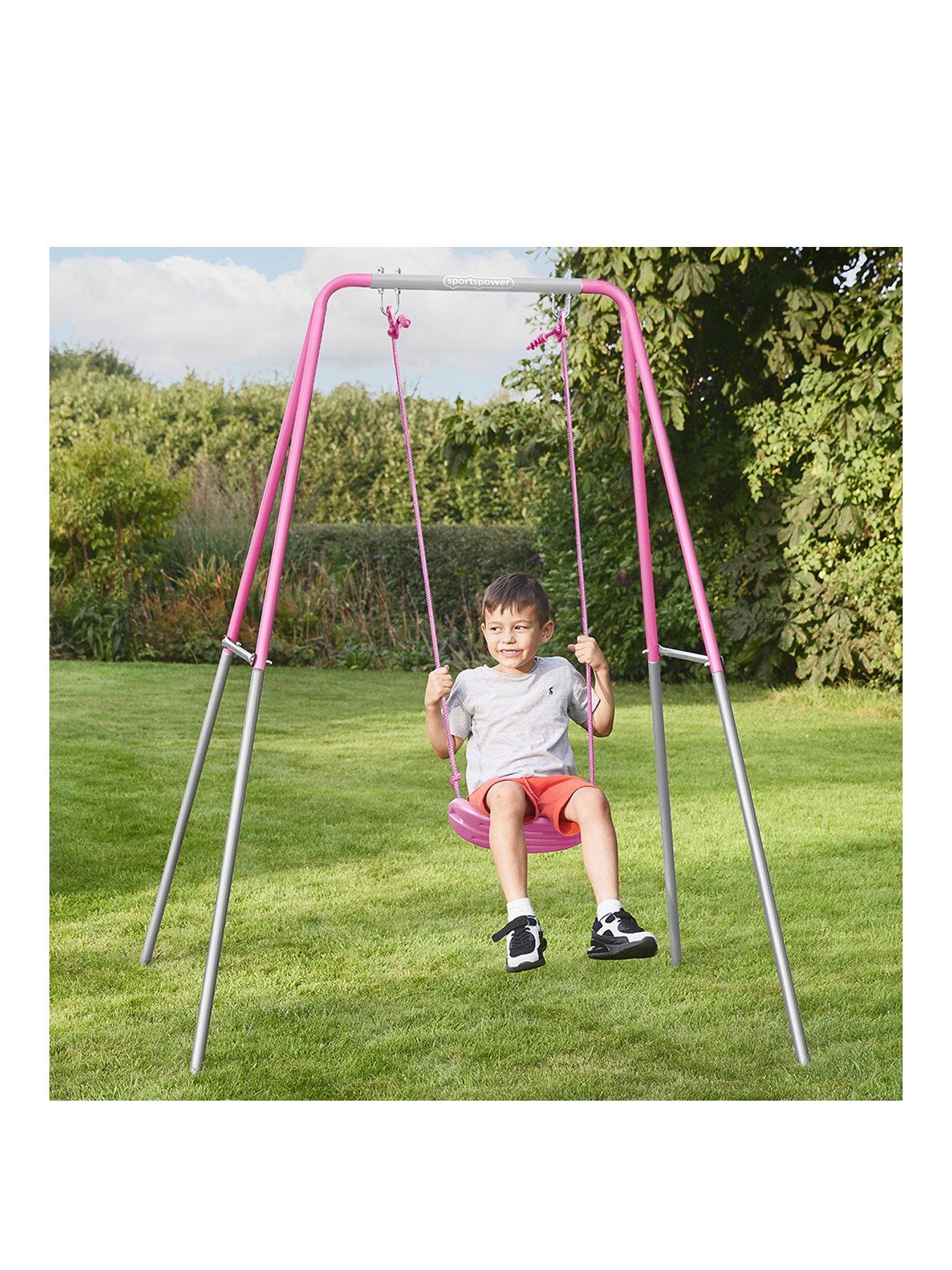 Image 1 of 7 of Sportspower Single Swing - Pink