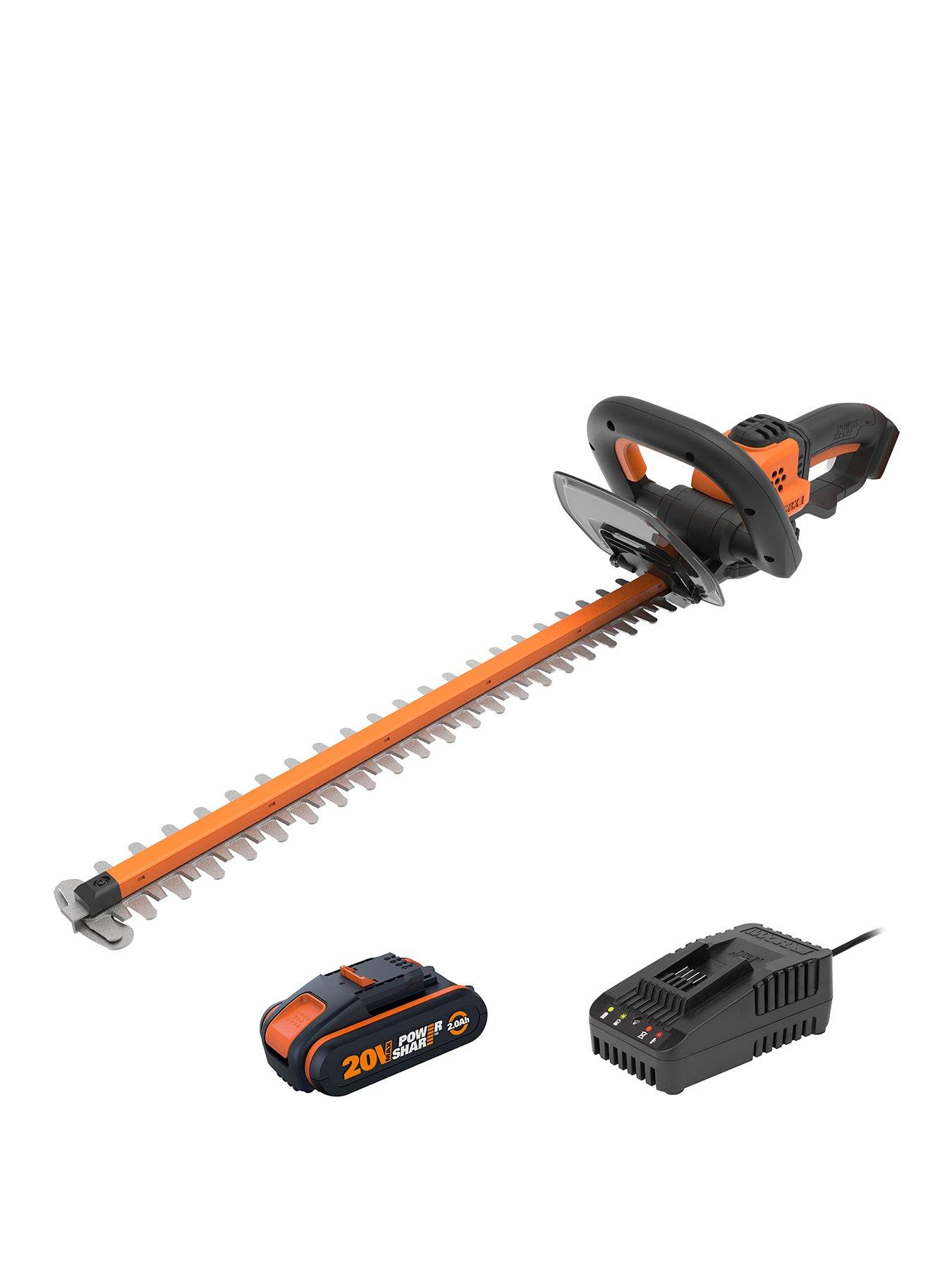 Worx Wg264E 56Cm 20V Powershare Li-Ion Cordless Hedge Trimmer