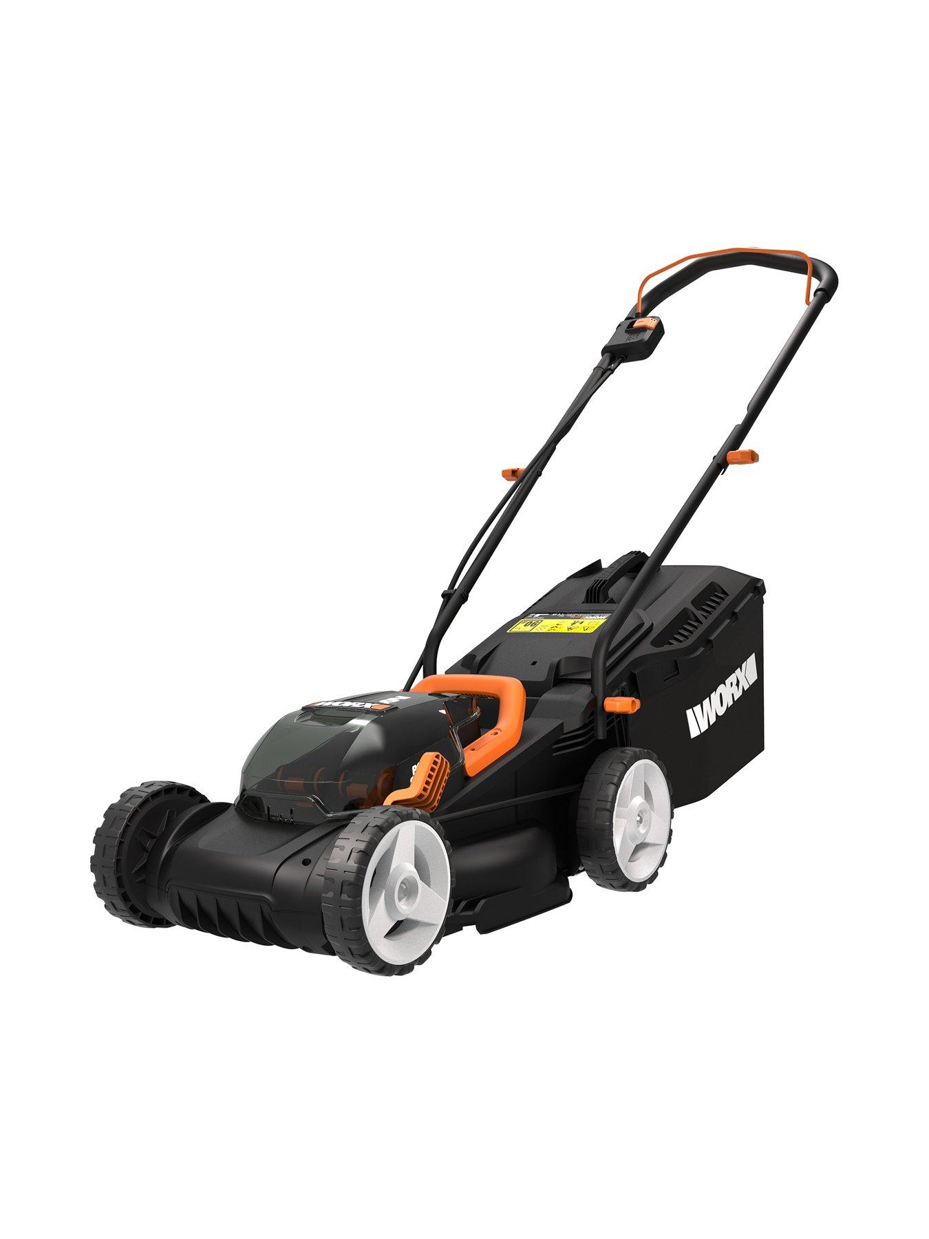 Worx WG927E 20V MAX Lawn Twin Pack Cordless Lawnmower Grass