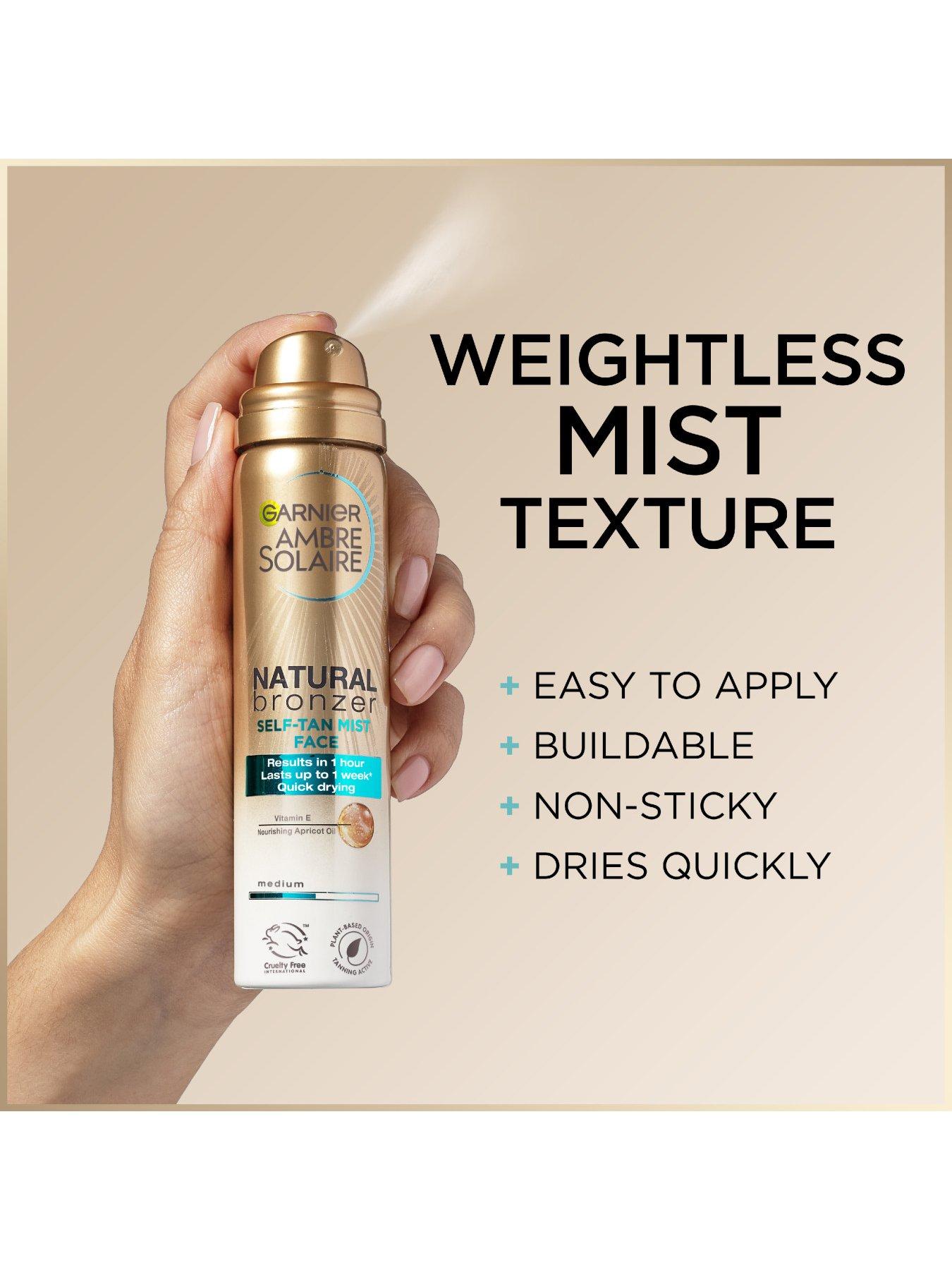 Image 2 of 6 of Garnier Ambre Solaire Natural Bronzer Face Tan Mist