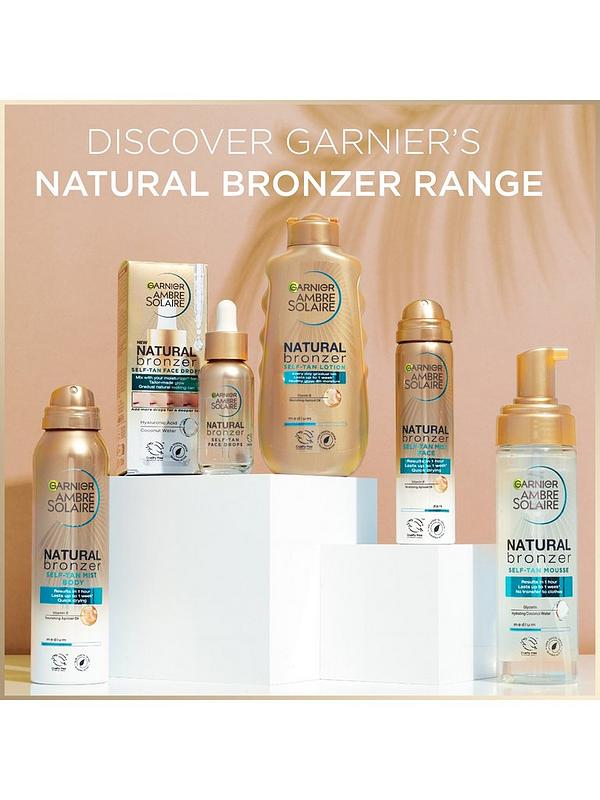 Image 7 of 7 of Garnier Ambre Solaire Natural Bronzer, Self Tan Drops for Face
