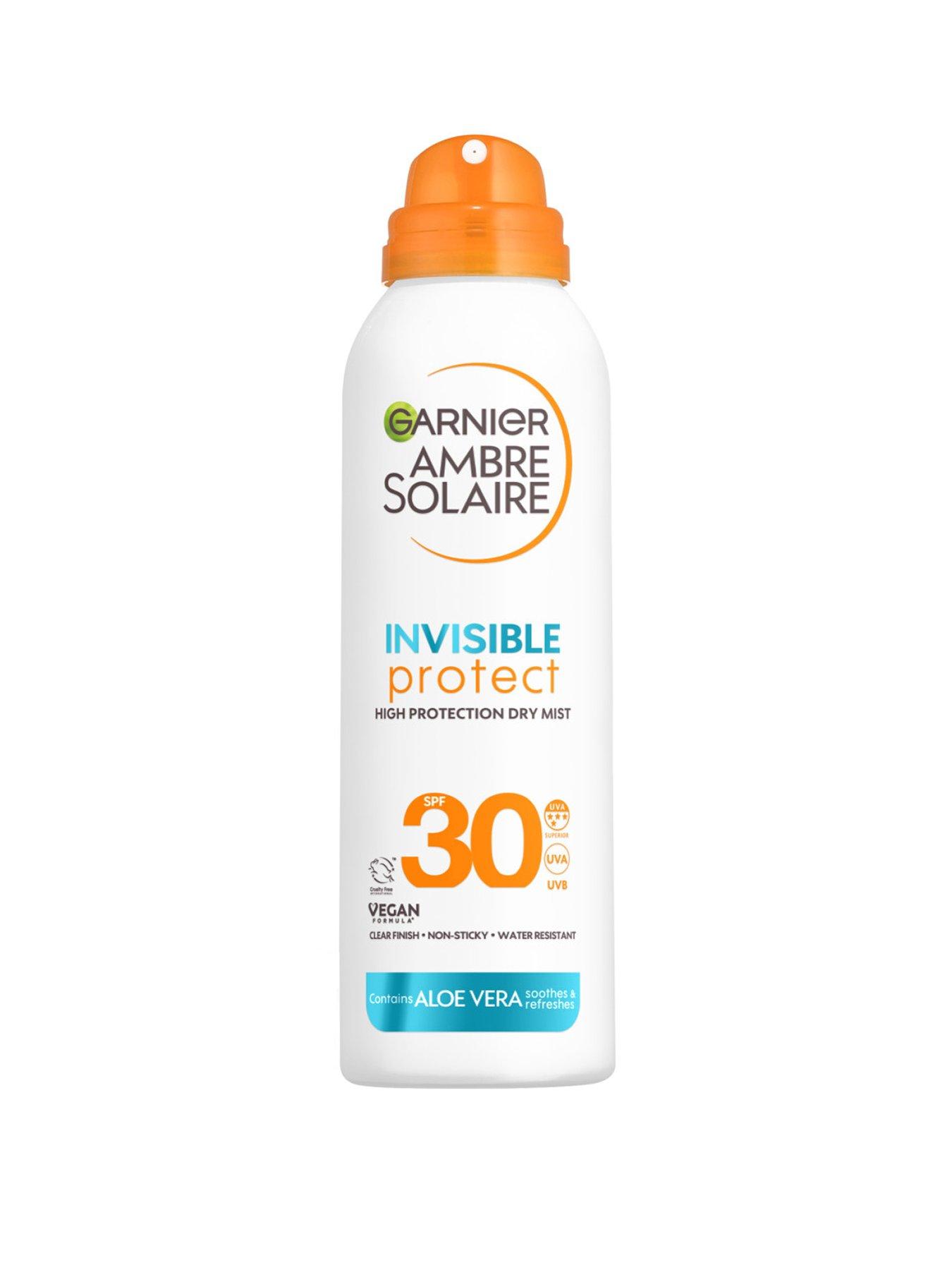Garnier Ambre Solaire SPF 30 Dry Mist Sun Cream Spray Very.co.uk