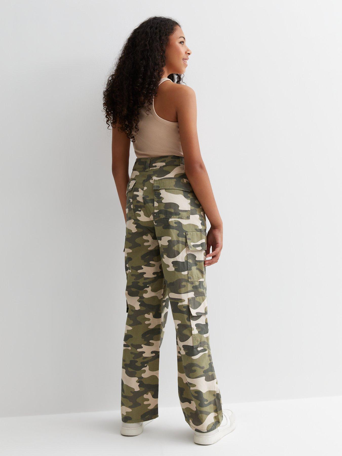 Camo trousers womens 2025 new look