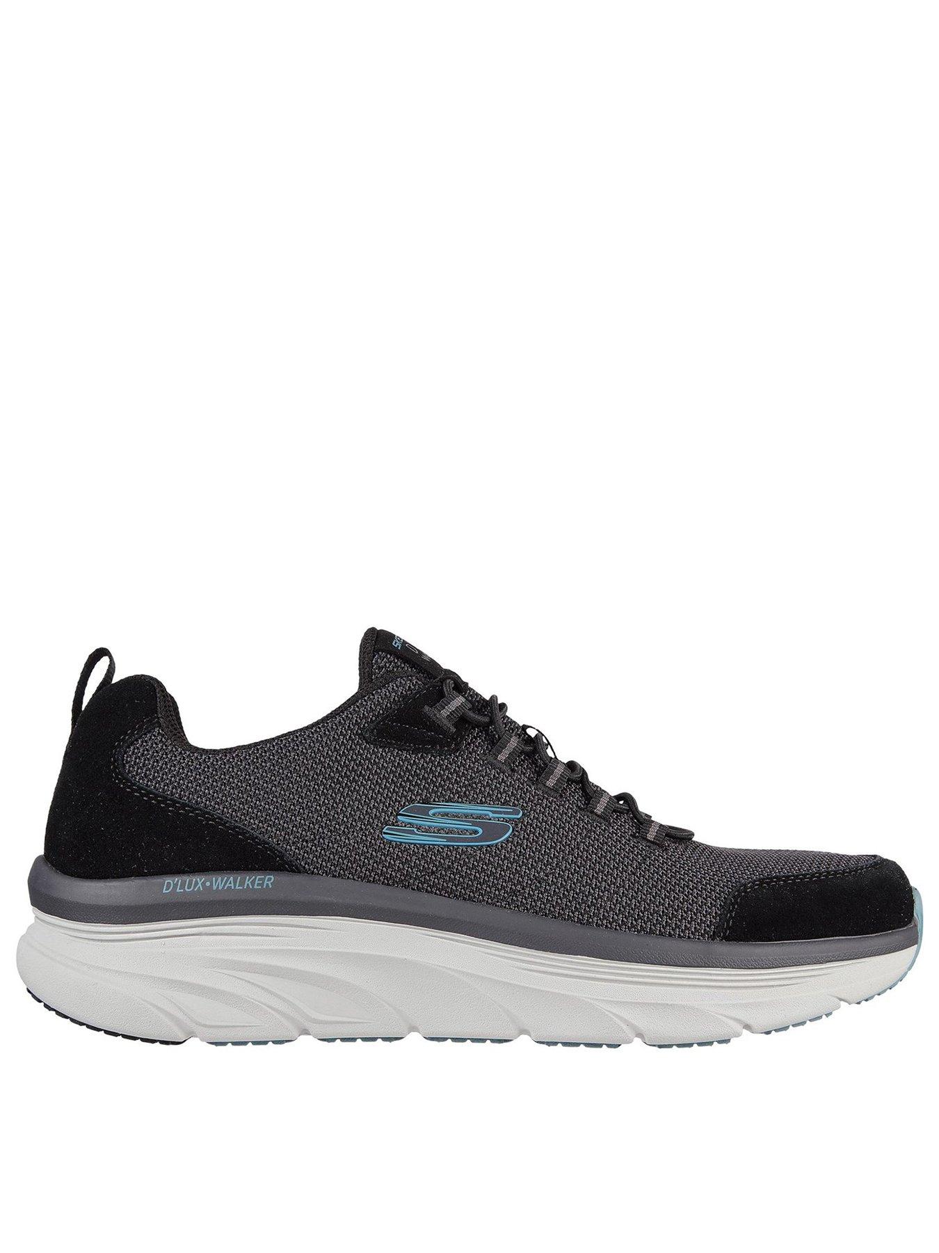 Skechers D'lux Walker Trainer - Black | very.co.uk