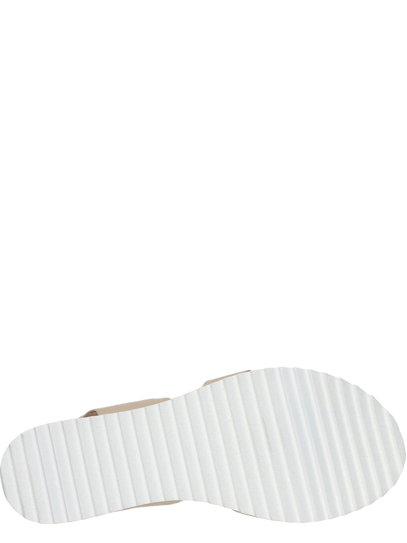 Image 4 of 5 of Skechers Desert Kiss Cross Strap Sandal - Natural Textile