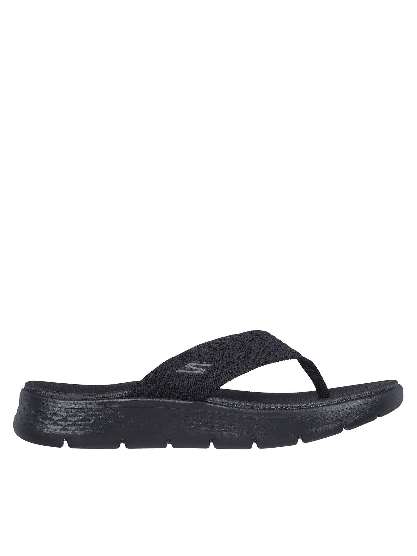 Skechers | Go Walk Arch Fit Sandal | Black/Grey | House of Fraser