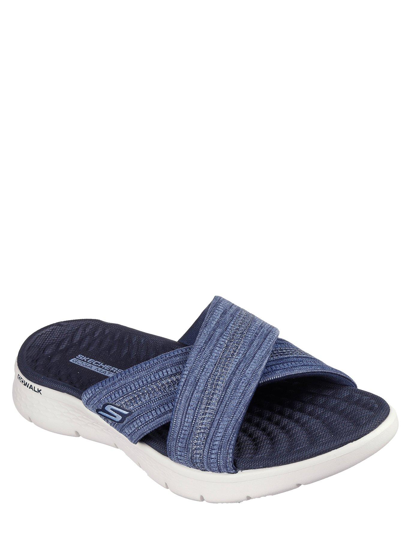 Skechers go walk slides hotsell