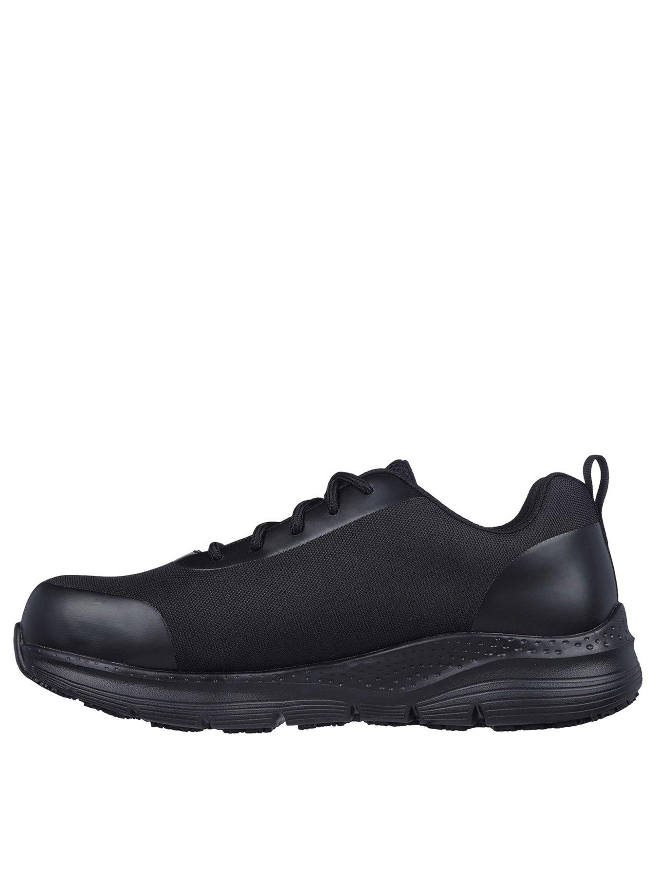 Skechers Arch Fit Sr Ringstap Trainer - Black | Very.co.uk