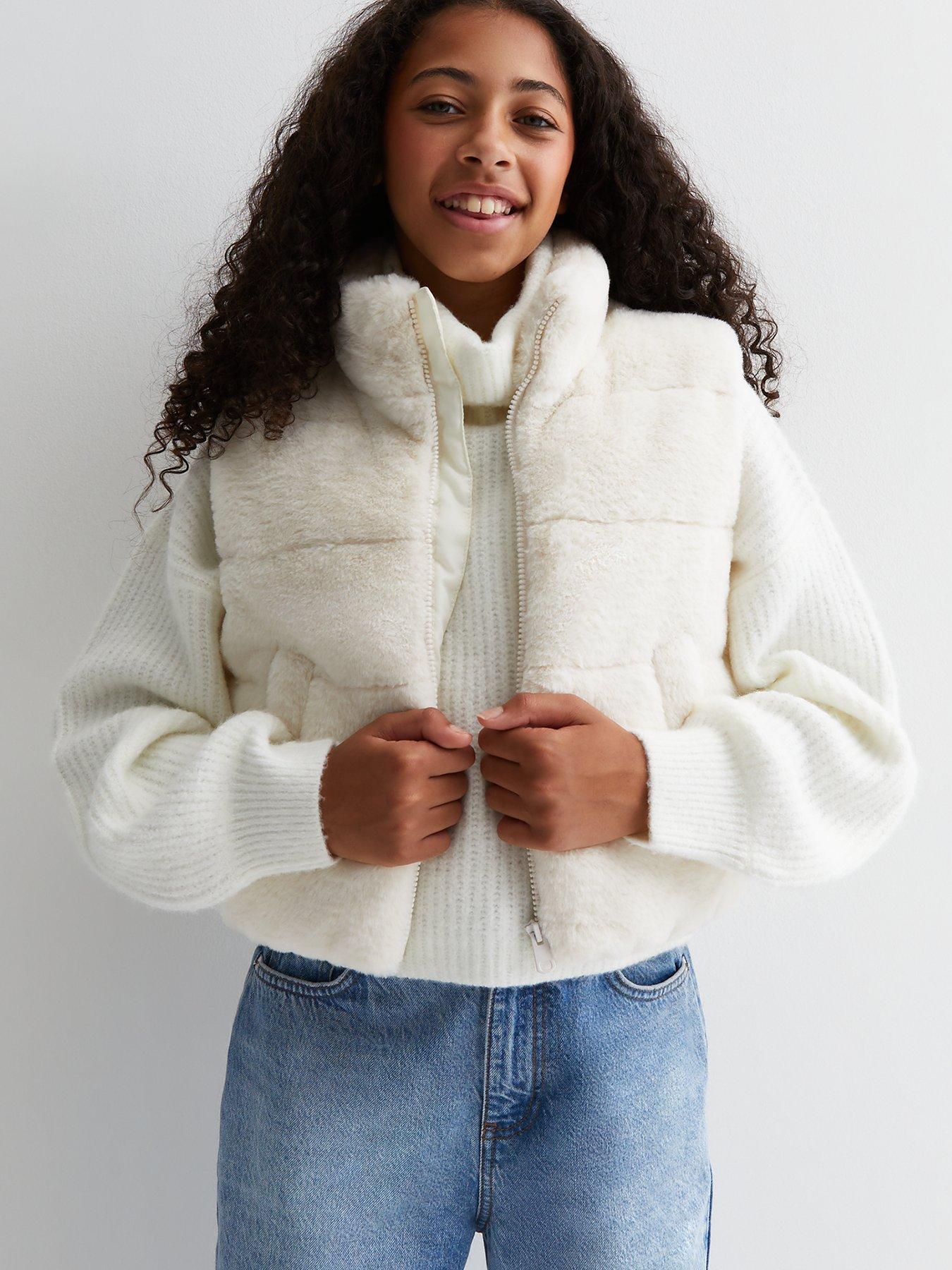 New look fur clearance cardigan