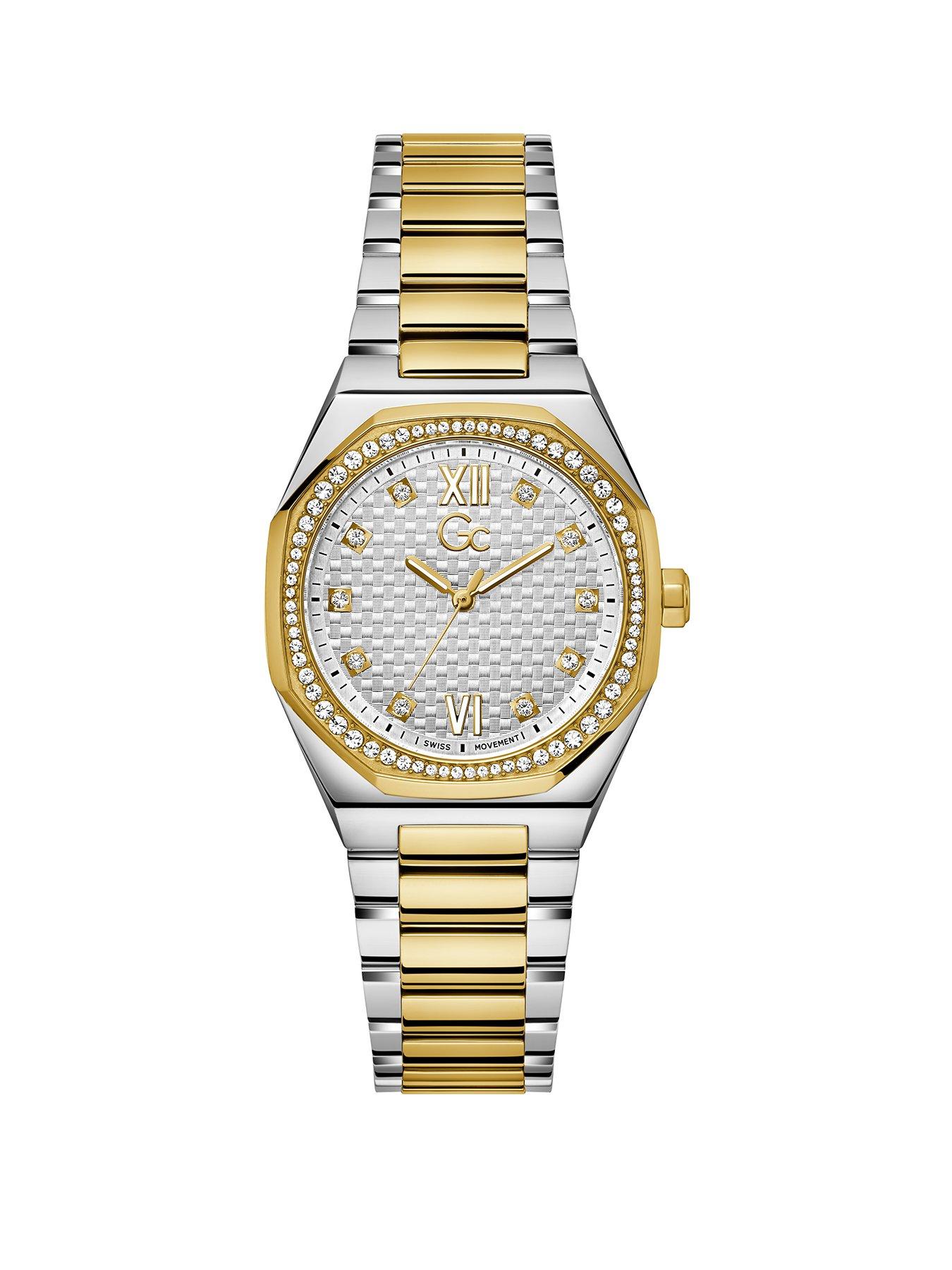 Product photograph of Gc Coussin Sleek Ladies Watch from very.co.uk
