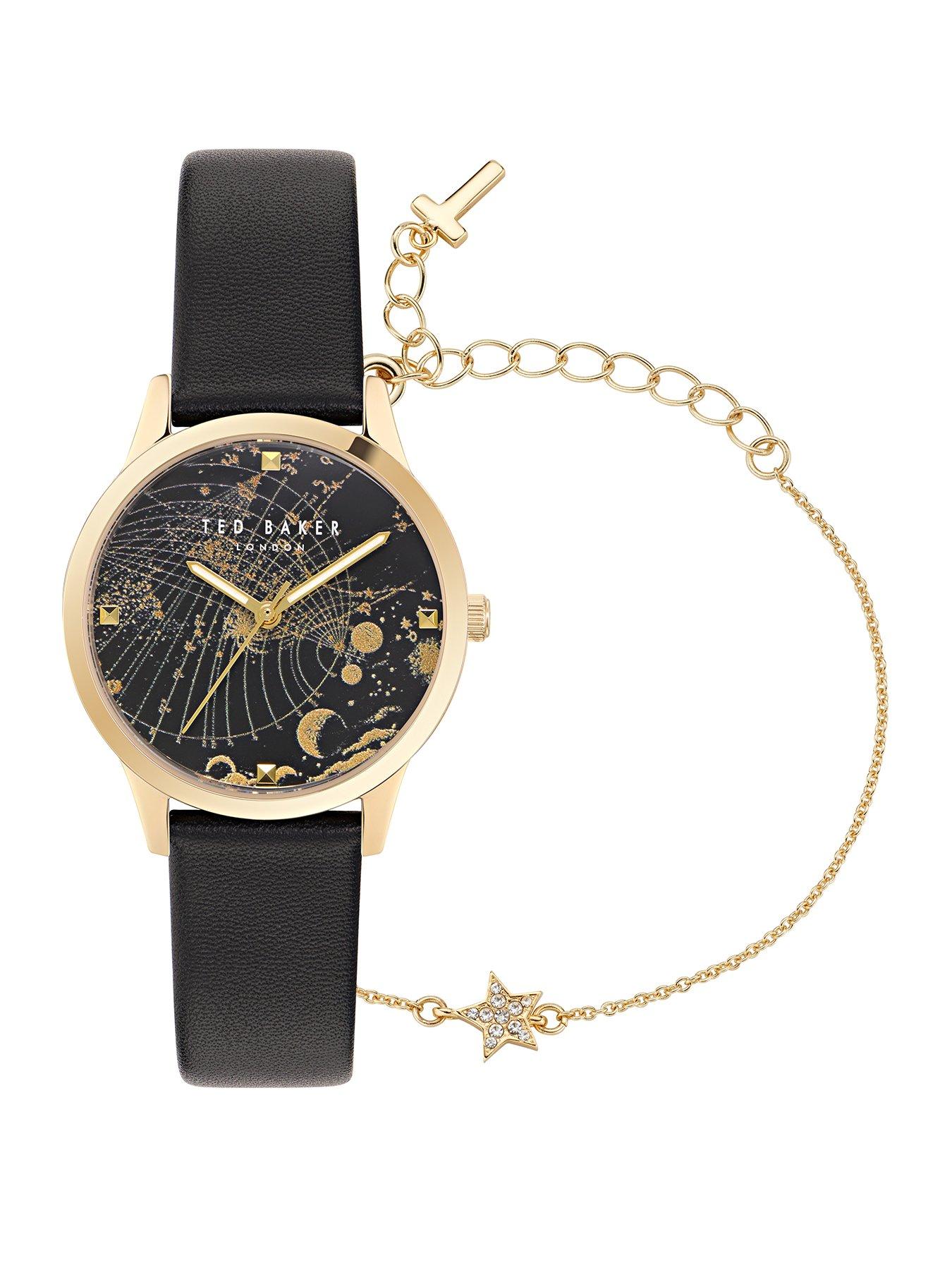 Product photograph of Ted Baker Fitzrovia Constellation Ladies Watch from very.co.uk