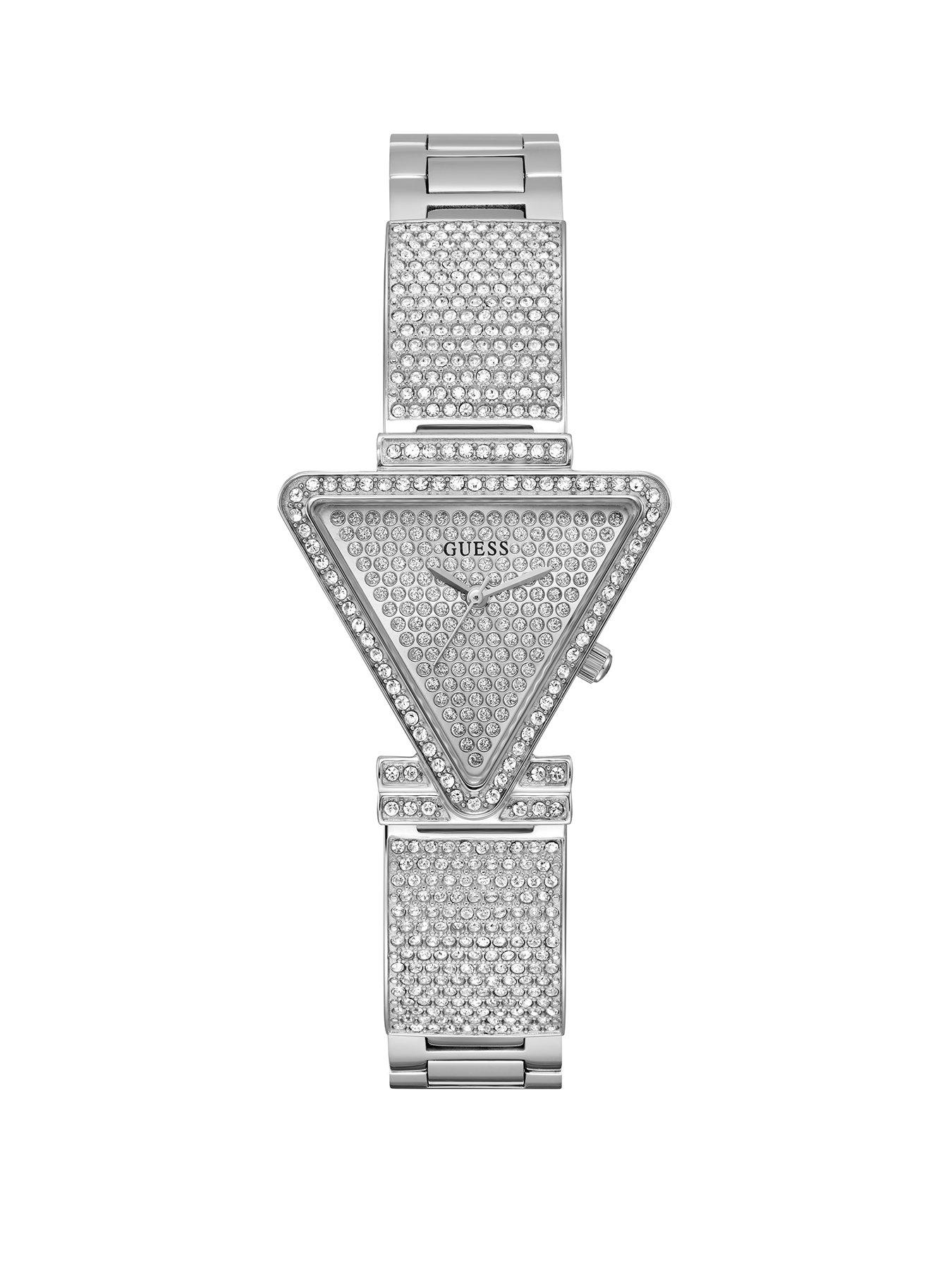 Product photograph of Guess Fame Ladies Watch from very.co.uk