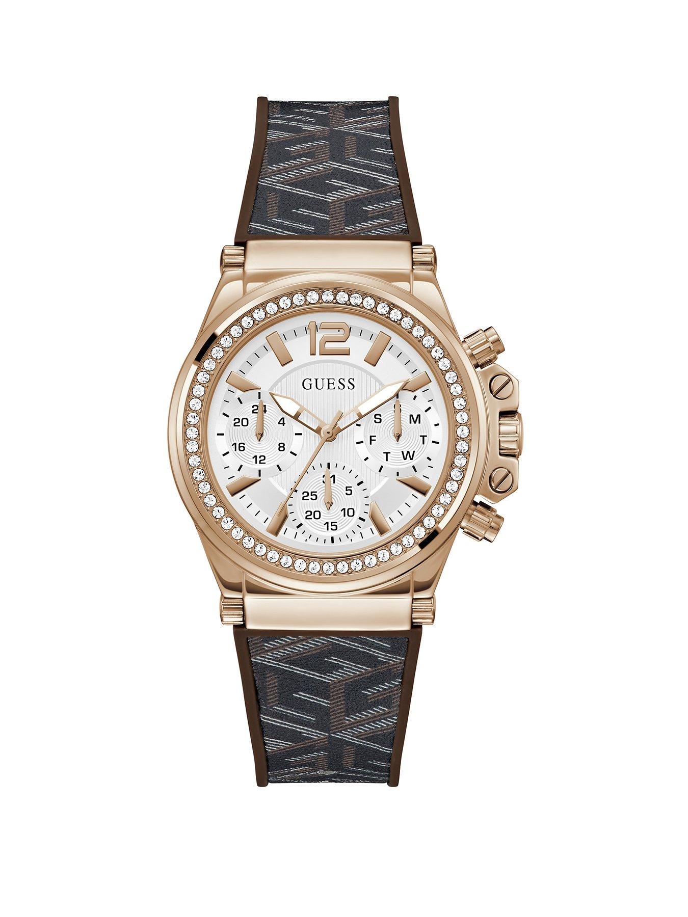 Product photograph of Guess Charisma Ladies Watch from very.co.uk