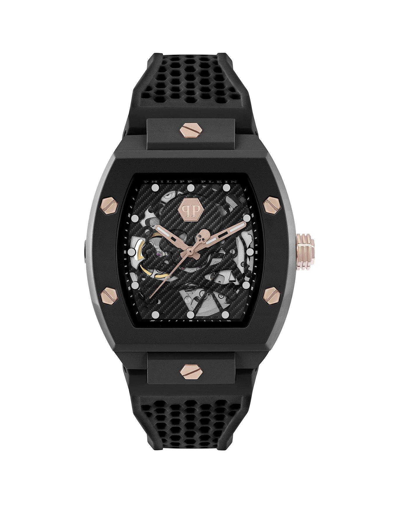 Product photograph of Philipp Plein The Keleton Ecoceramic Men S Watch from very.co.uk