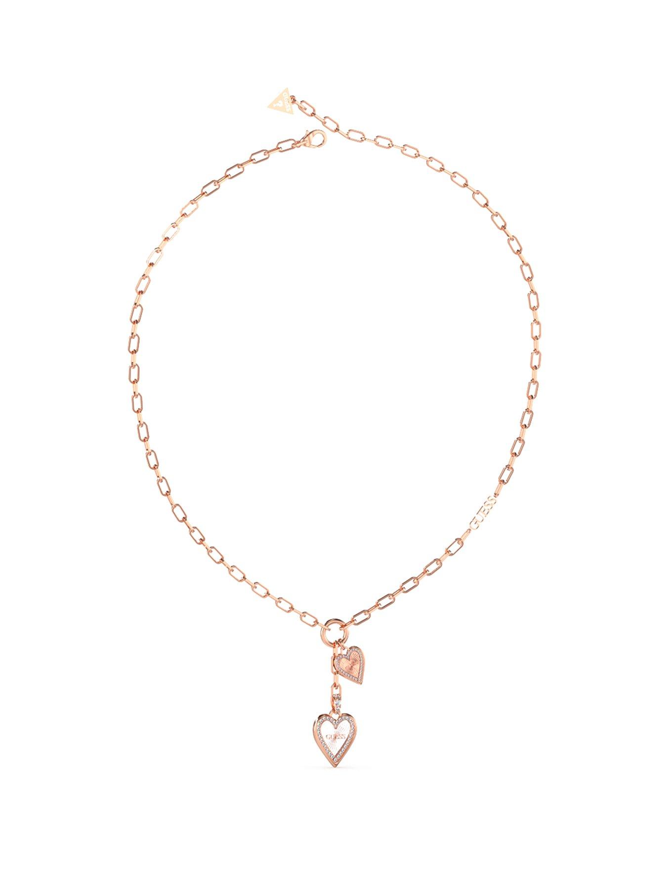 guess love me tender ladies necklace
