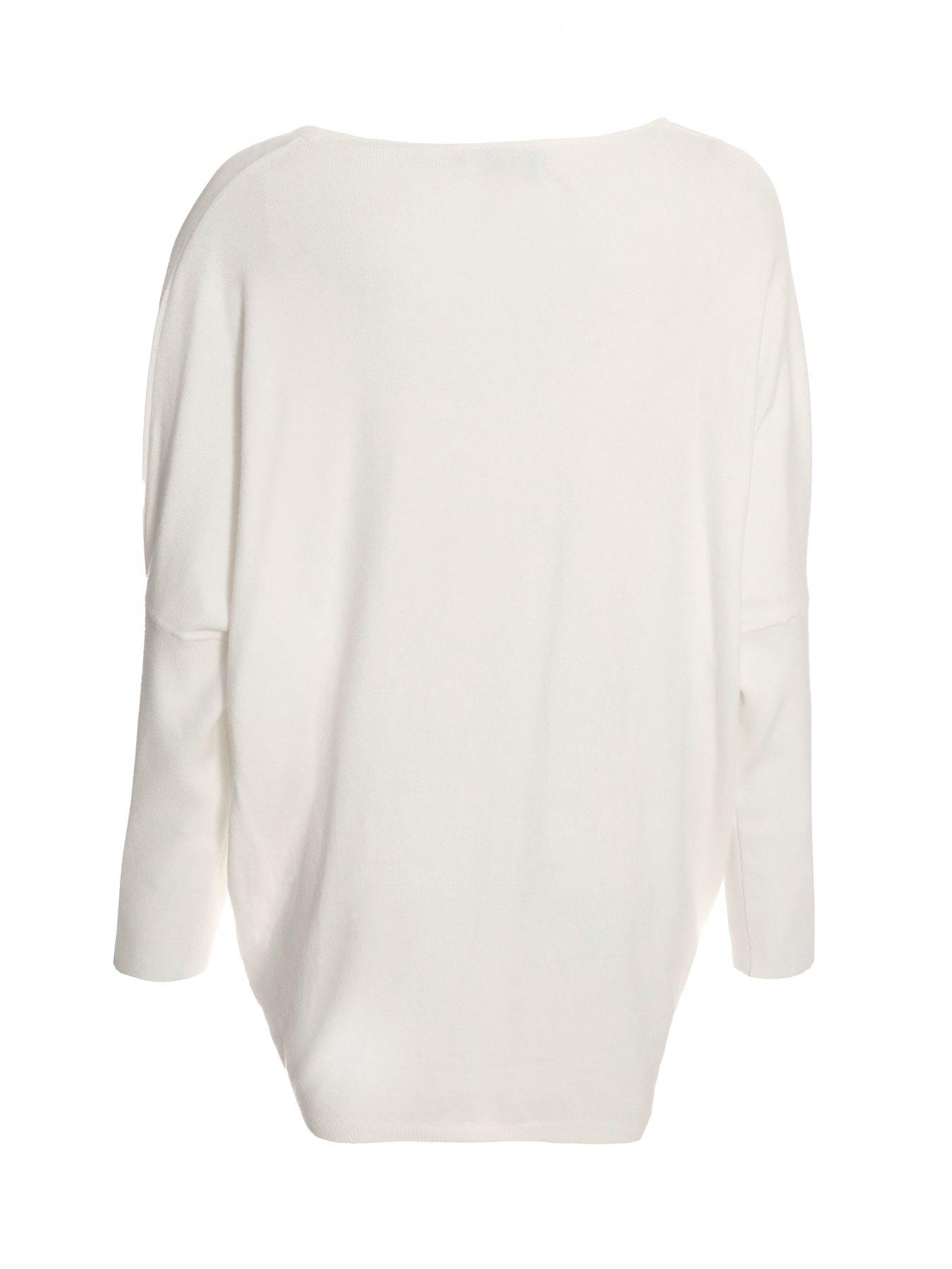 Quiz Cream Diamante Heart Jumper Very.co.uk