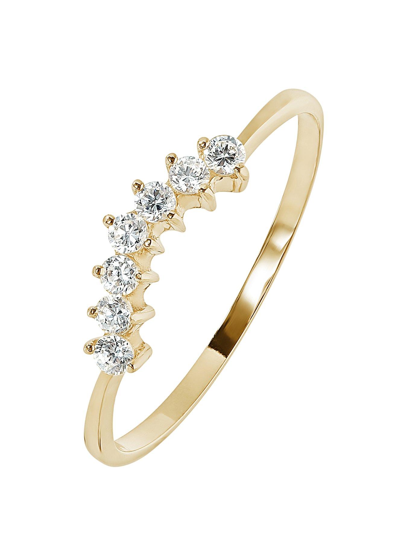 Yellow gold wishbone ring hotsell
