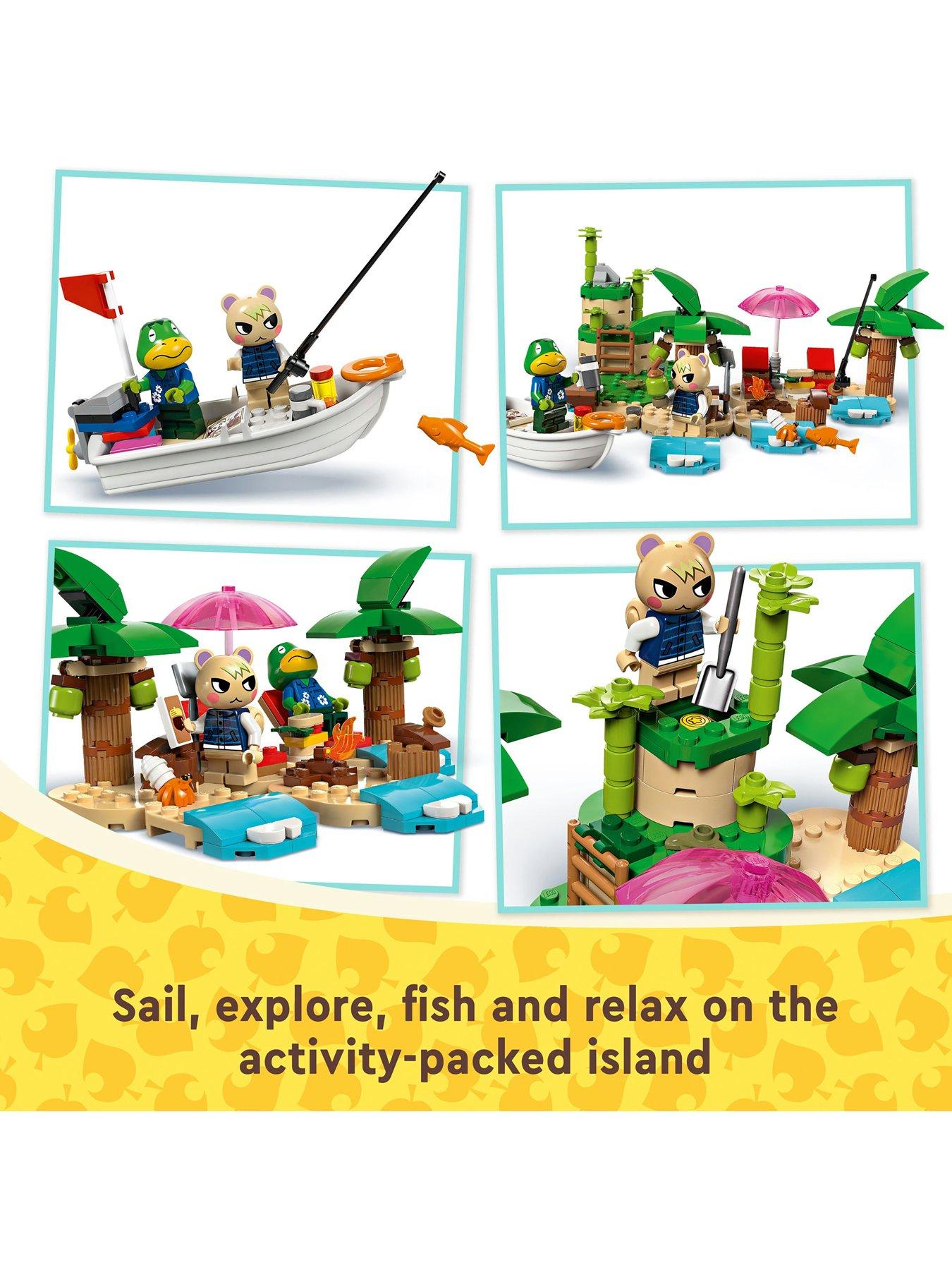 LEGO Animal Crossing Island Boat Ride w/ Kapp'n & Marshall 77048 | Very ...