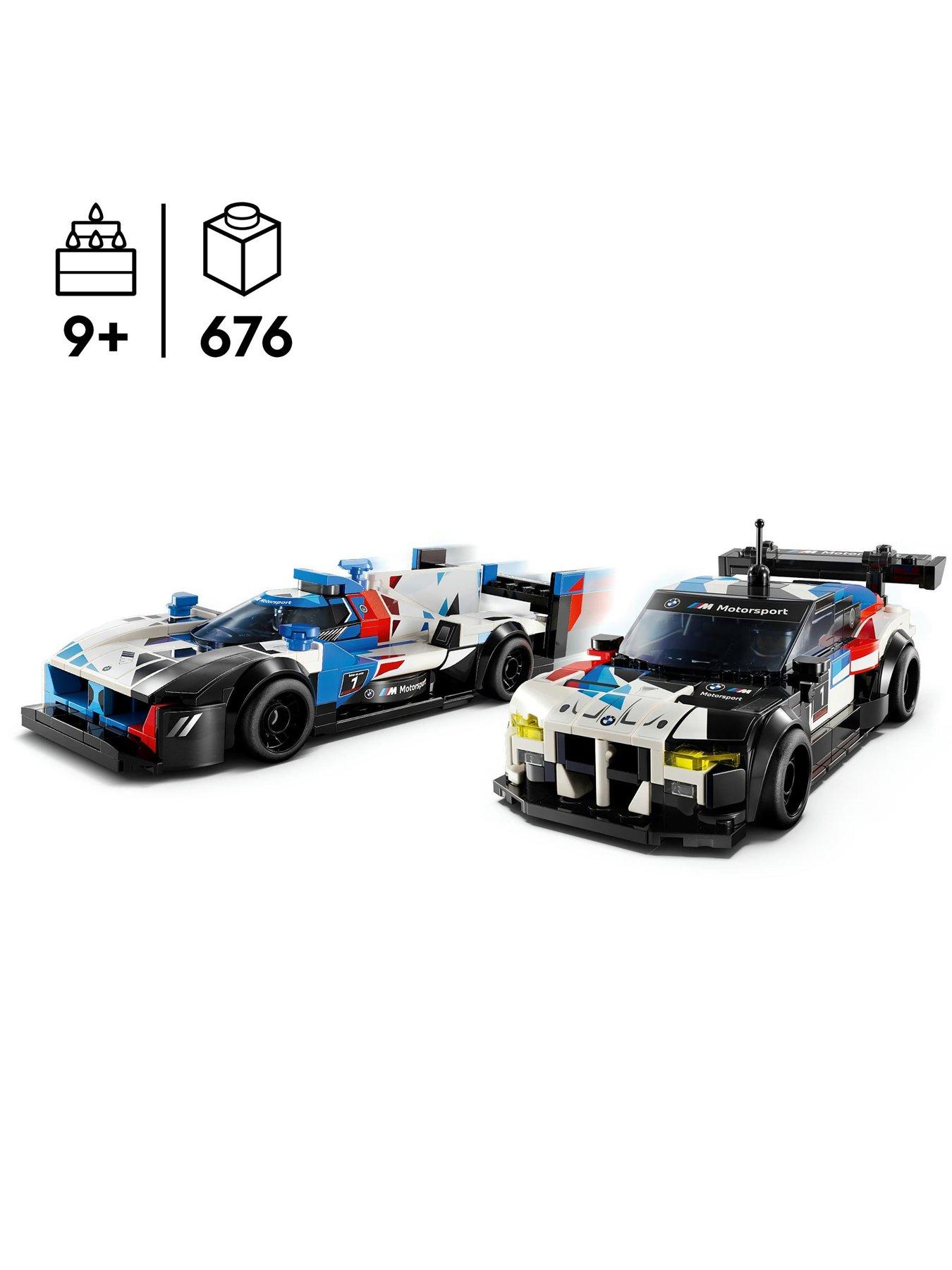 Image 2 of 7 of LEGO Speed Champions BMW M4 GT3 &amp; BMW M Hybrid V8 Race Cars 76922