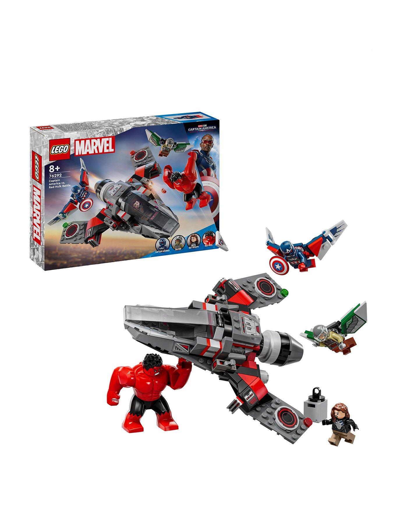 Red hulk lego set sale