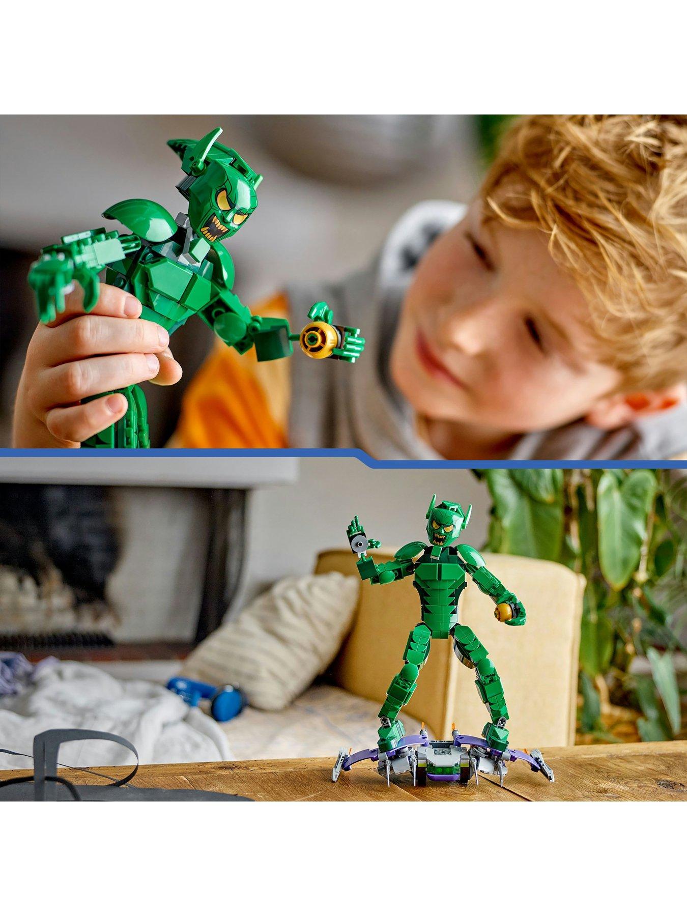 LEGO Marvel Super Heroes Green Goblin Construction Figure 76284 | Very