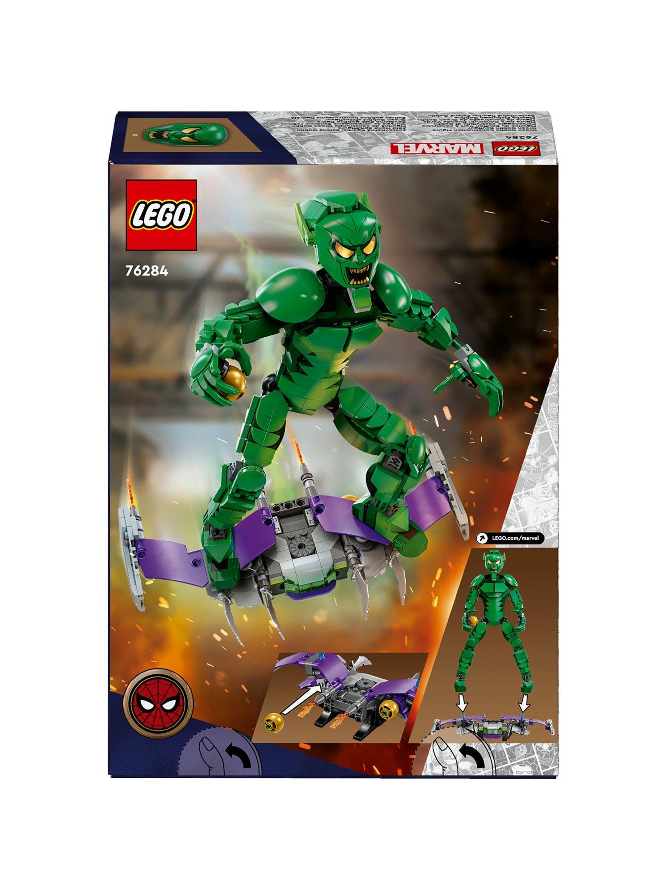 LEGO Marvel Super Heroes Green Goblin Construction Figure 76284 Very