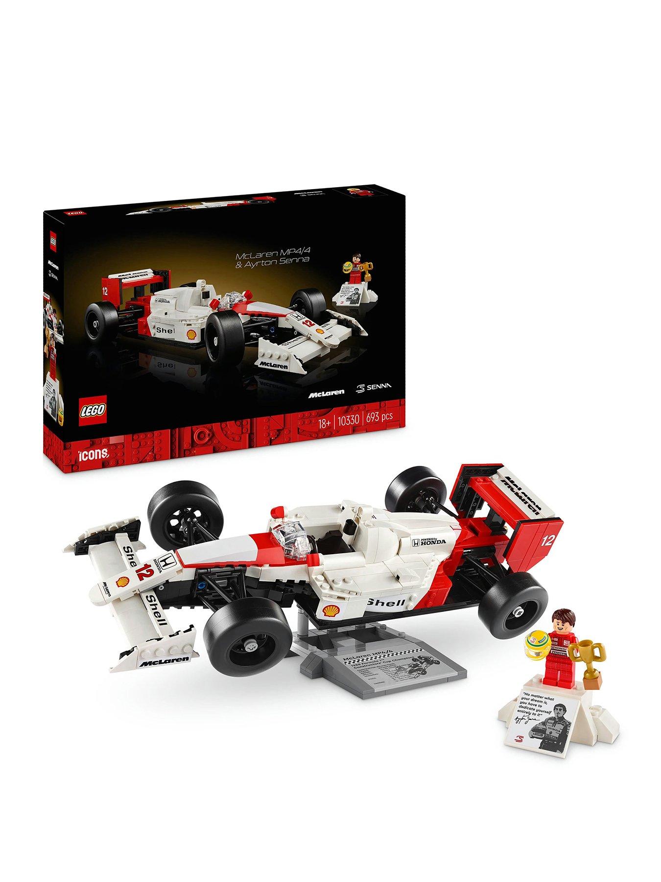 lego icons mclaren mp4/4 & ayrton senna 10330