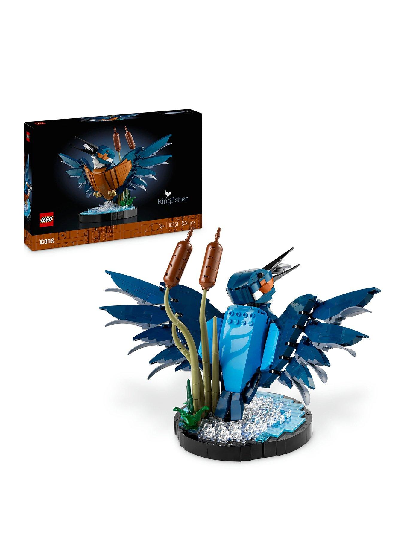 lego icons kingfisher bird