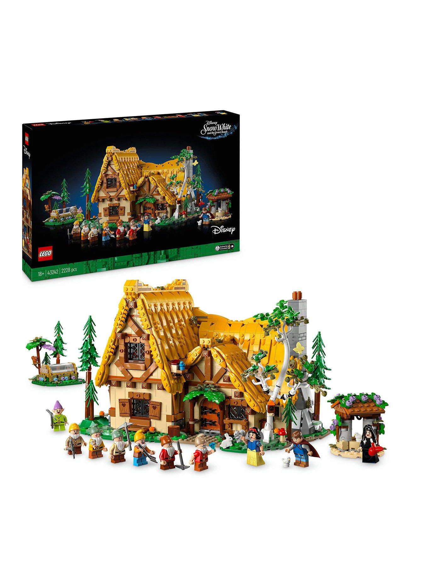 LEGO Disney Snow White and the Seven Dwarfs’ Cottage 43242 | Very.co.uk