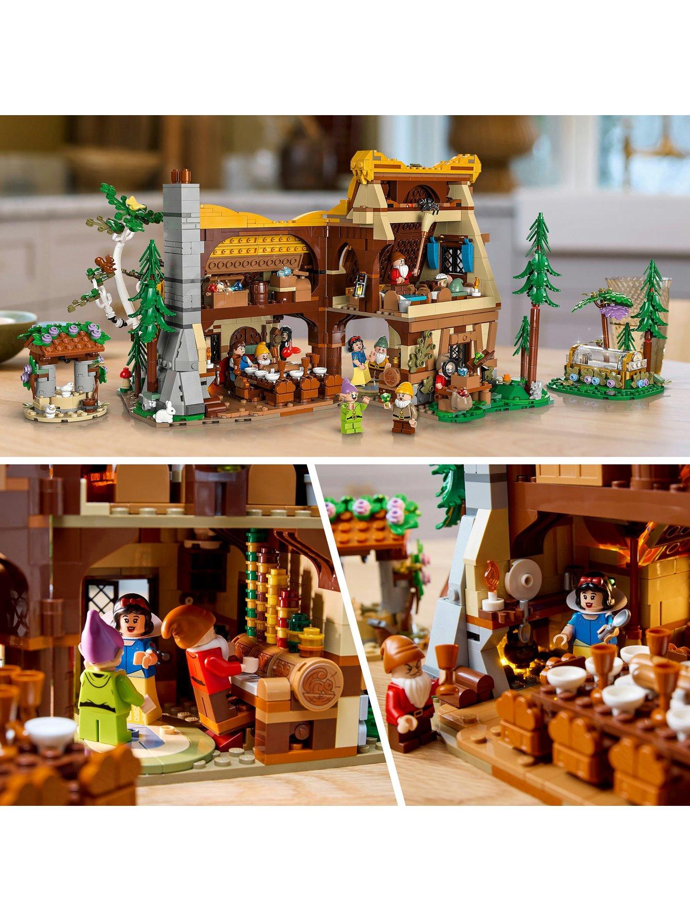 LEGO Disney Snow White and the Seven Dwarfs’ Cottage 43242 | Very.co.uk