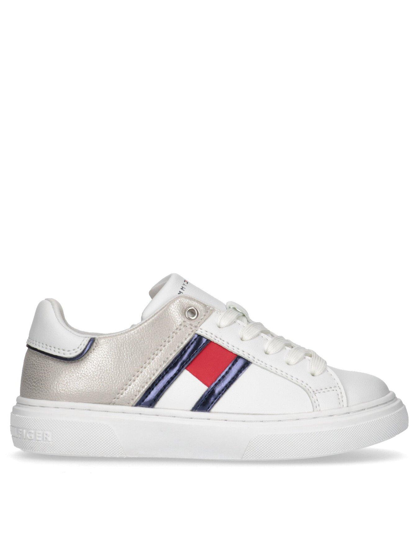 Silver tommy 2025 hilfiger shoes