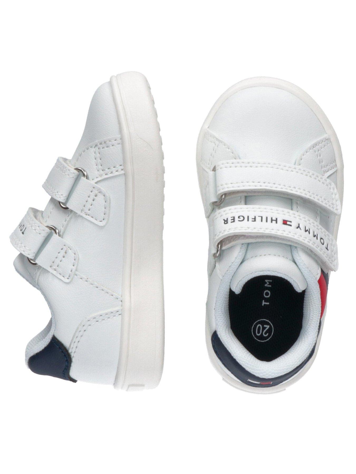 Boys white velcro on sale sneakers