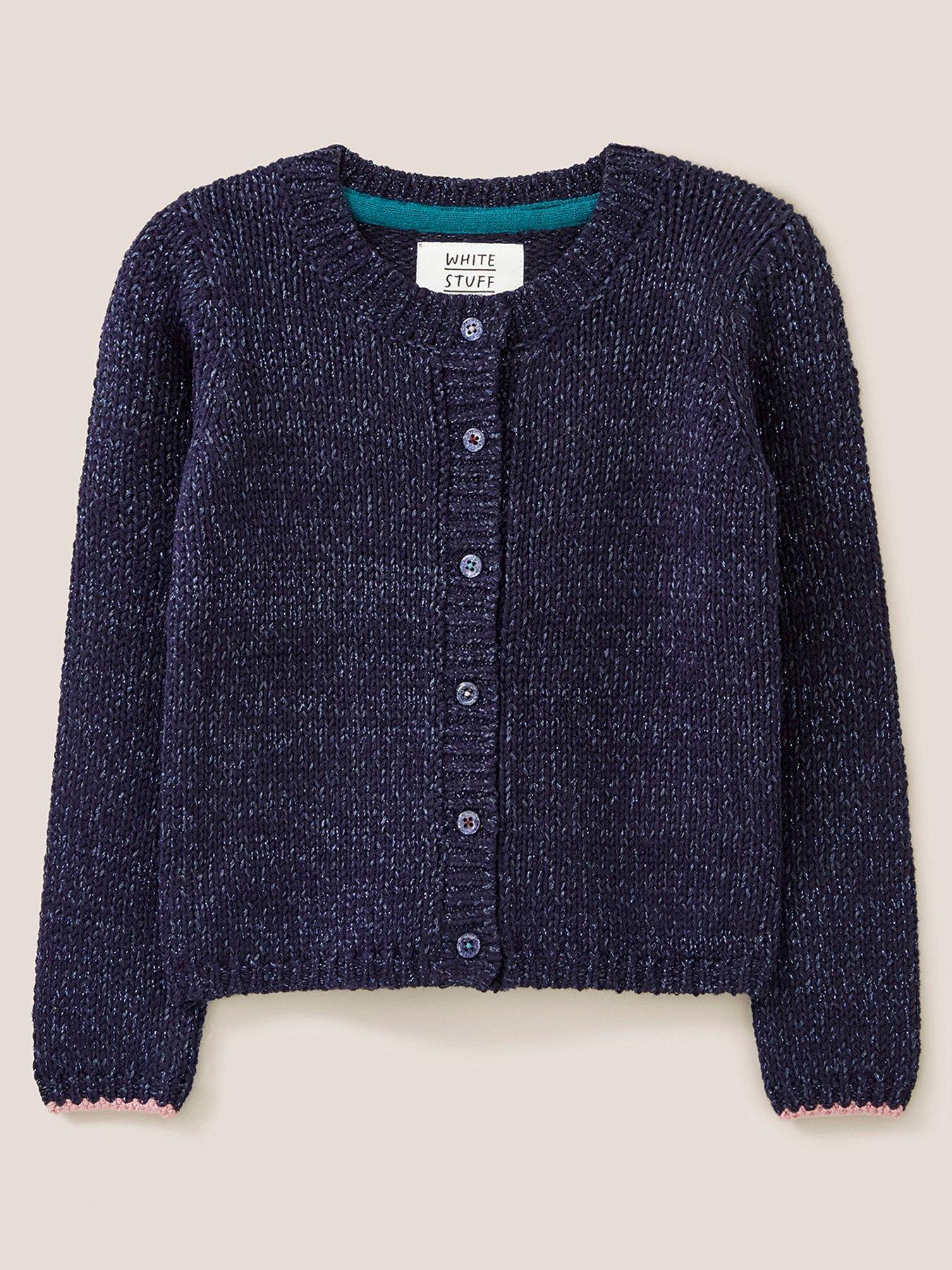 Navy blue sale sparkly cardigan