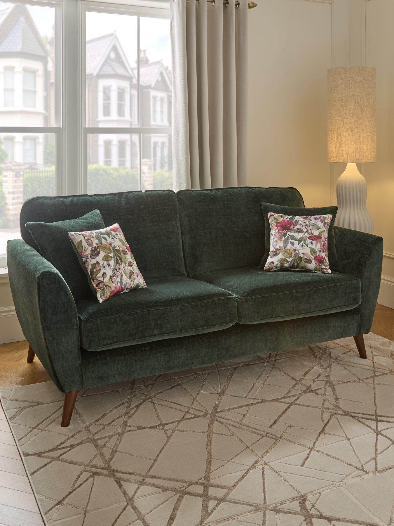 undefined Antigua Fabric 3 Seater Sofa
