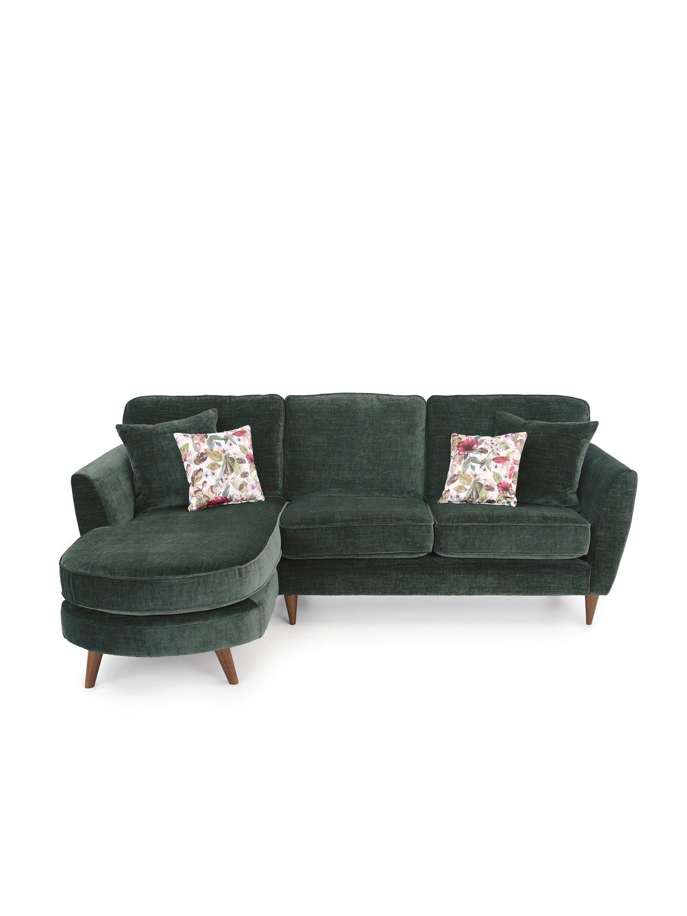 undefined Antigua Left Hand Fabric Chaise Sofa