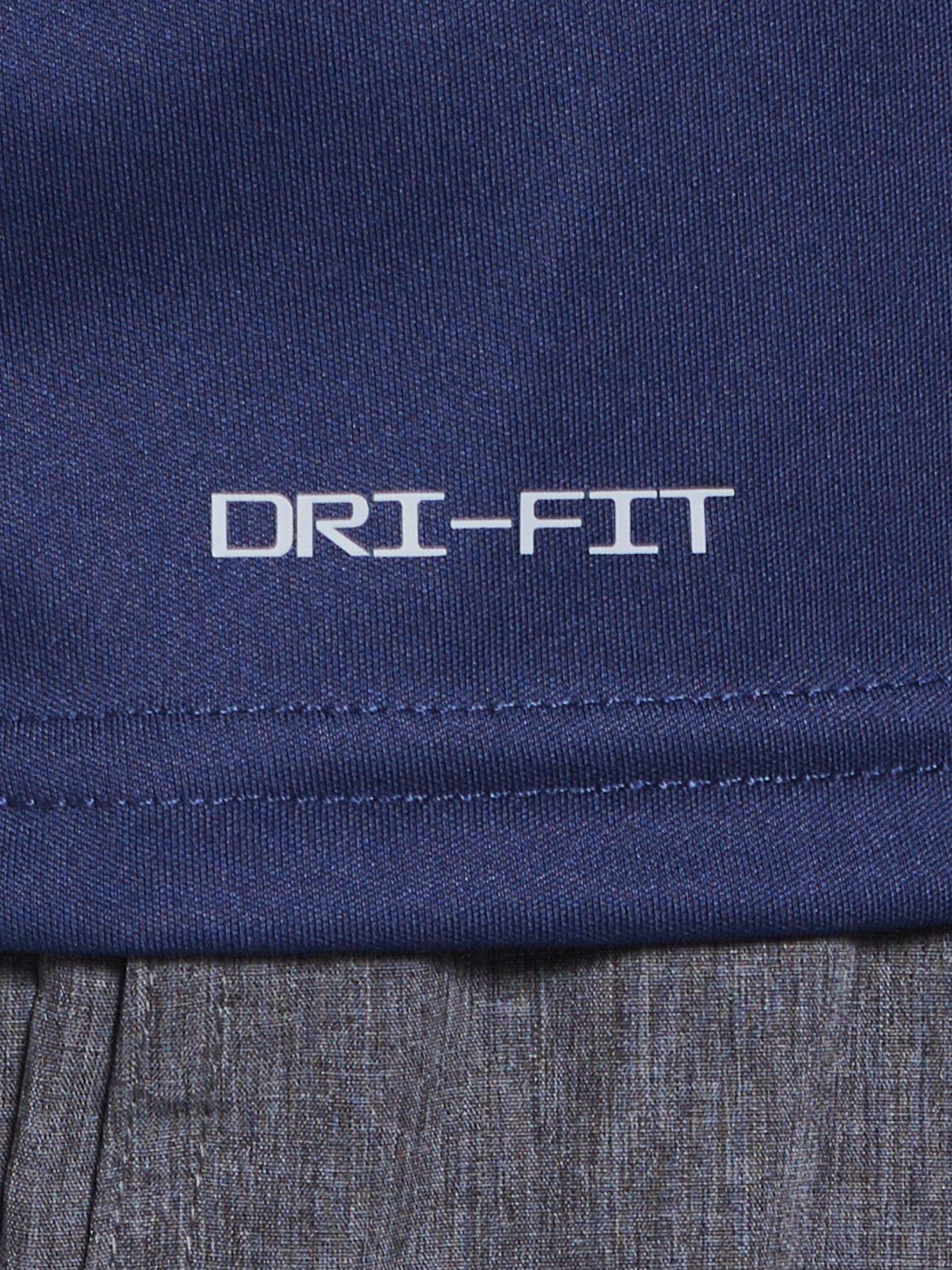 Image 4 of 6 of Nike Men's Essential Hydro Short Sleeve Hydroguard Plus-navy