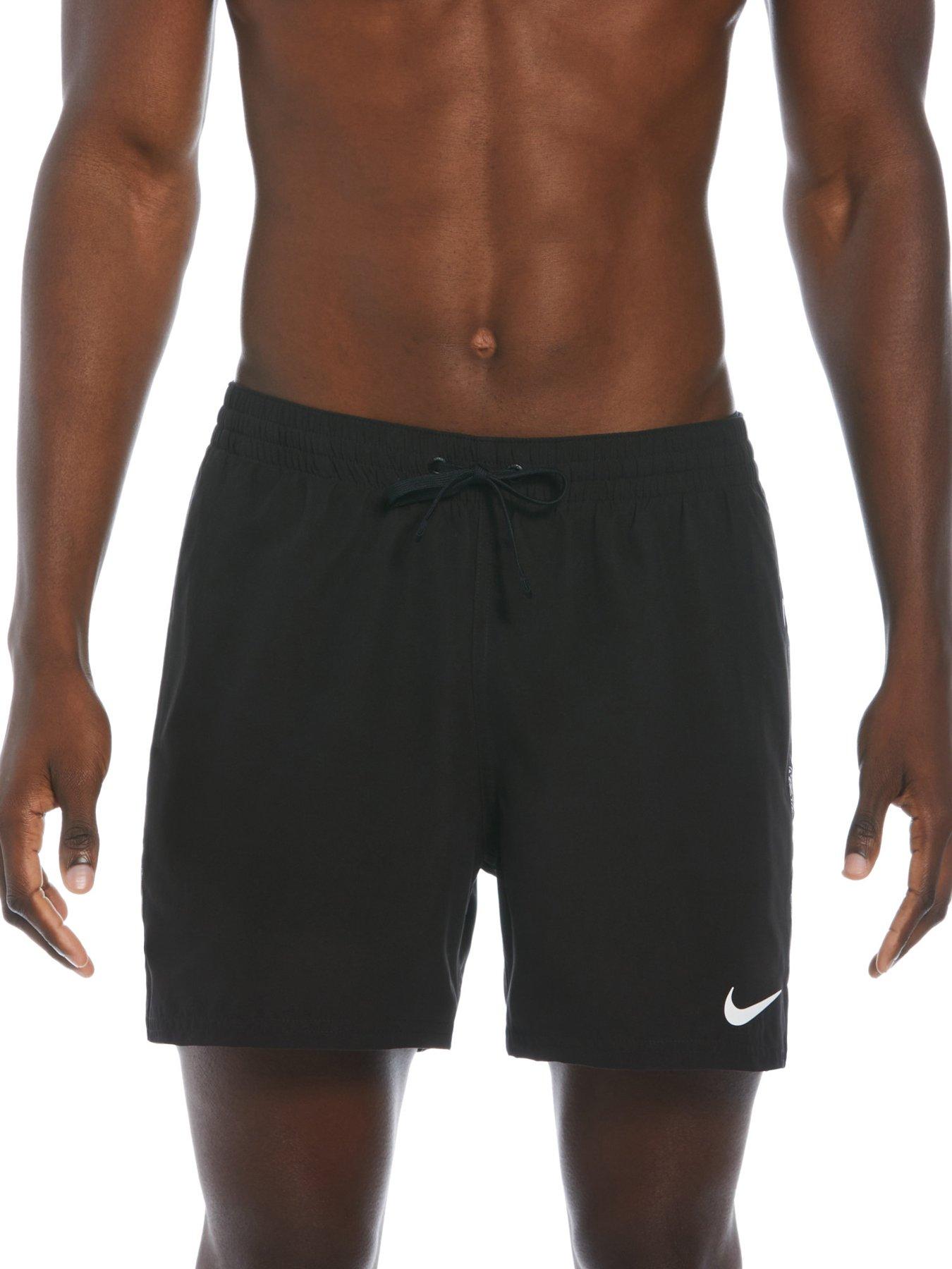 Nike Mens 5 Inch Volley Swim Short - Black