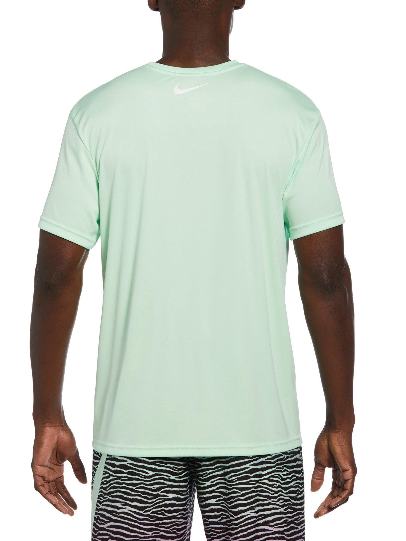 Nike Men's Scribble Patch Icon Short Sleeve Hydroguard-green | Very.co.uk