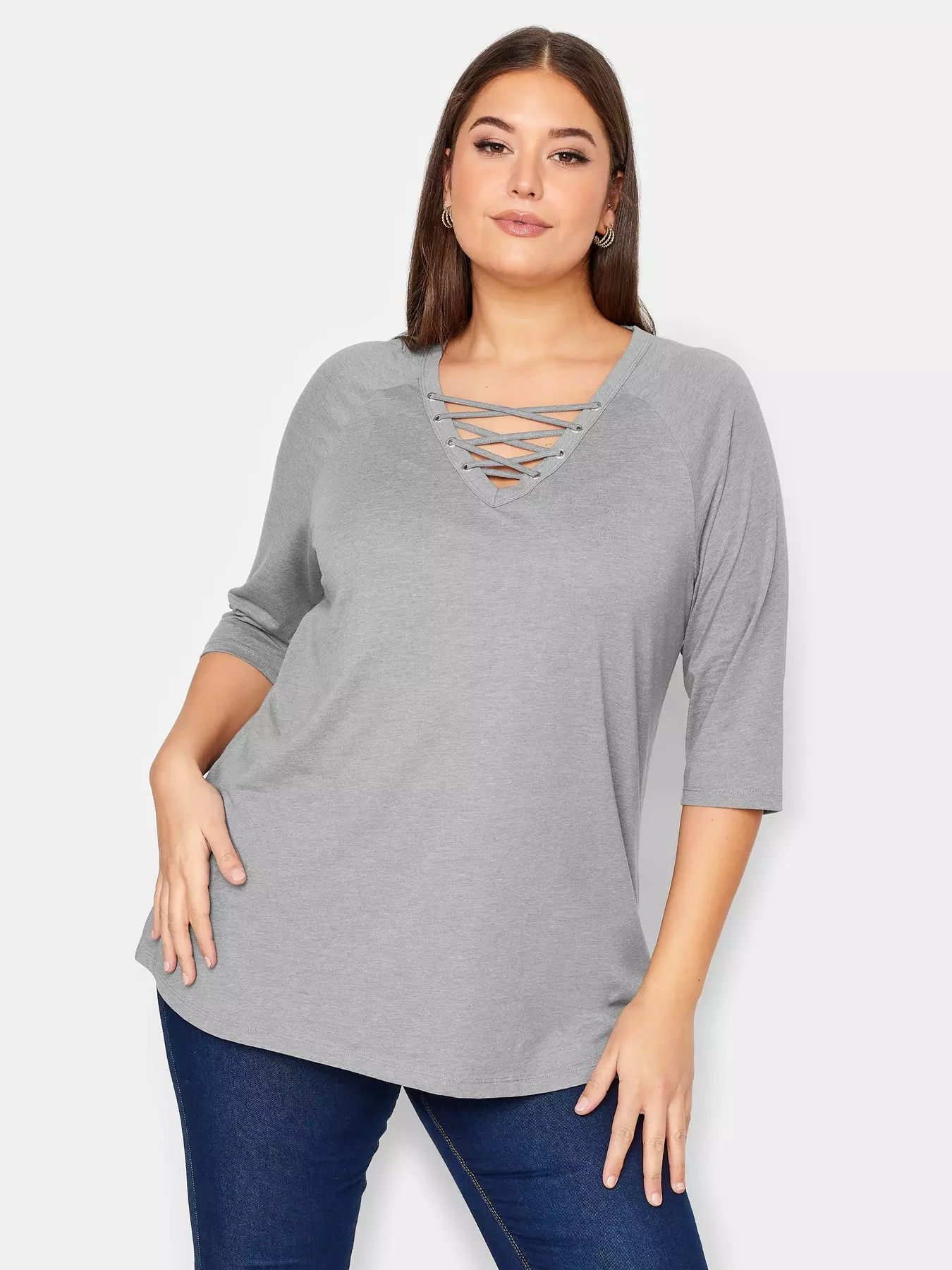 3/4 Length Sleeve, Plus Size, Tops & t-shirts, Women