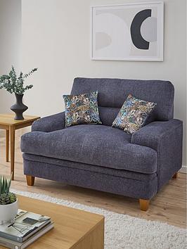 Product photograph of Very Home Trieste Fabric Armchair from very.co.uk
