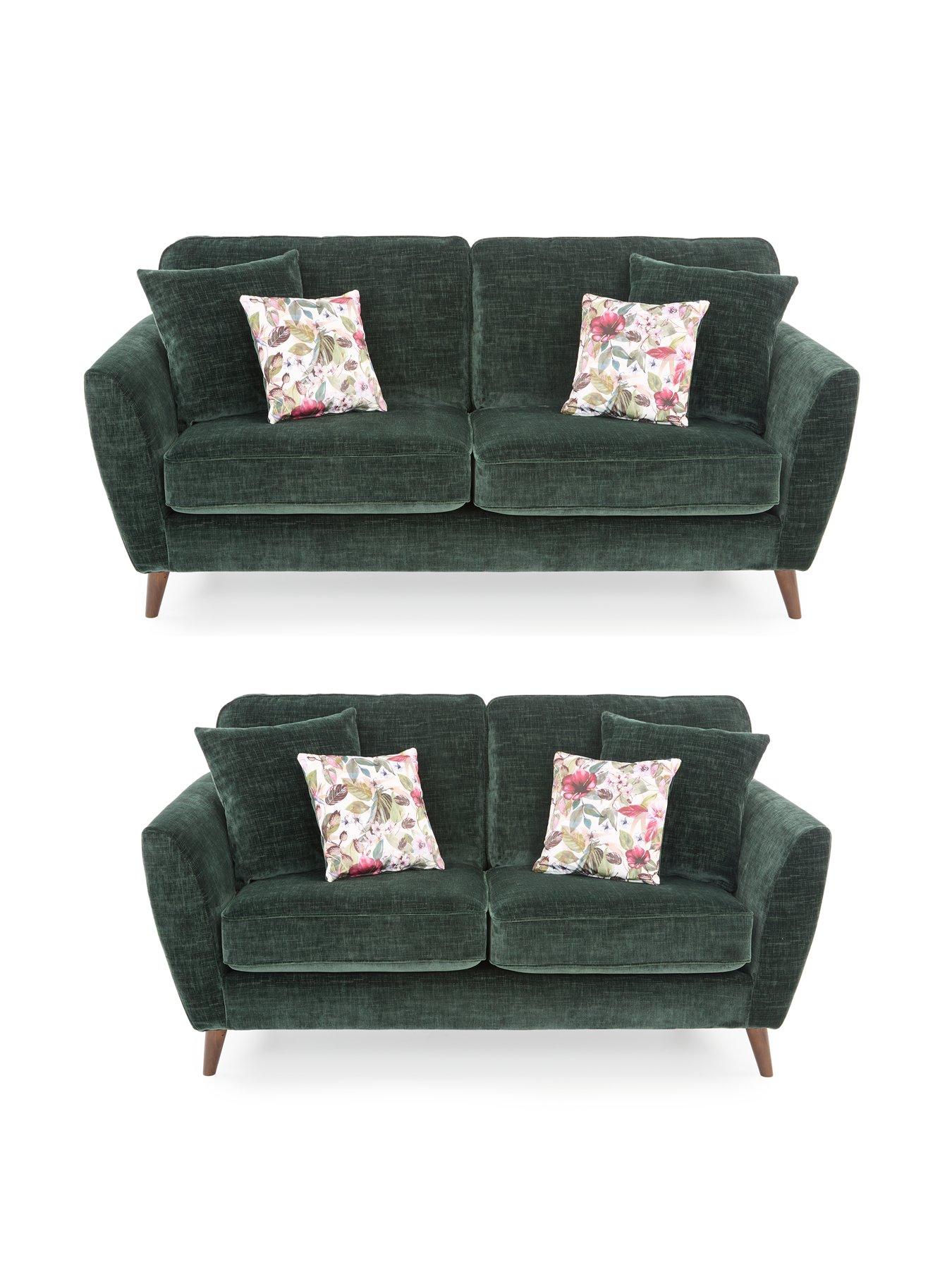 undefined Antigua 3 Seater + 2 Seater Fabric Sofa Set (Buy  &  SAVE!)