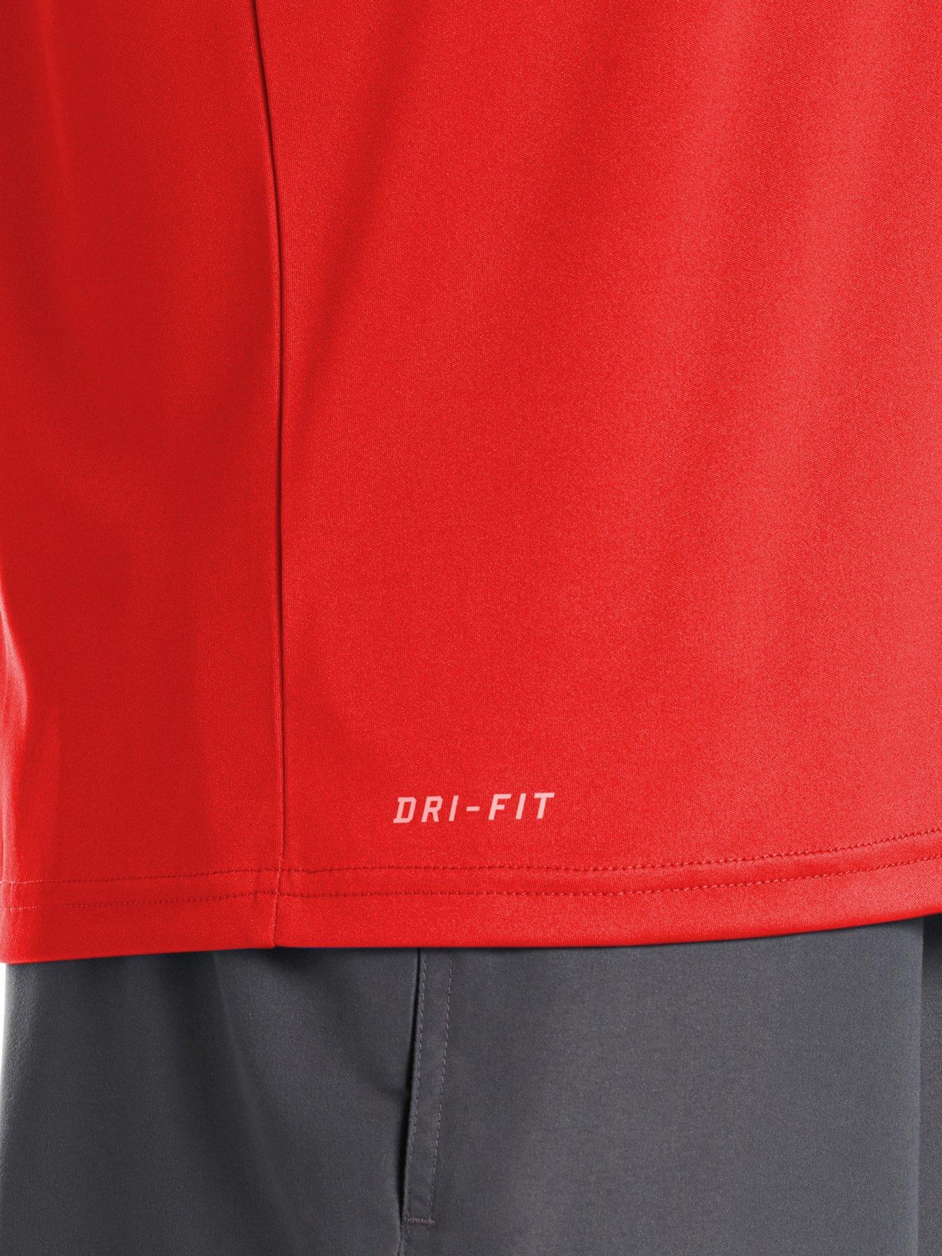 Nike Men's Essential Hydro Short Sleeve Hydroguard-red | Very.co.uk