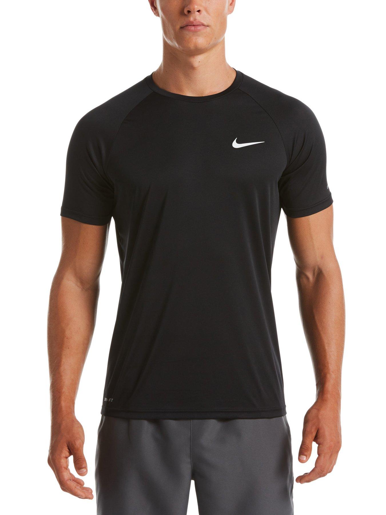 Nike Mens Short Sleeve Hydroguard T Shirt - Black