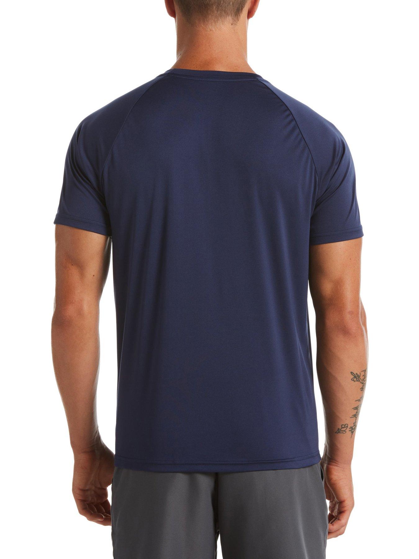 Image 2 of 3 of Nike Men's Essentials Hydro Short Sleeve Hydroguard - Navy