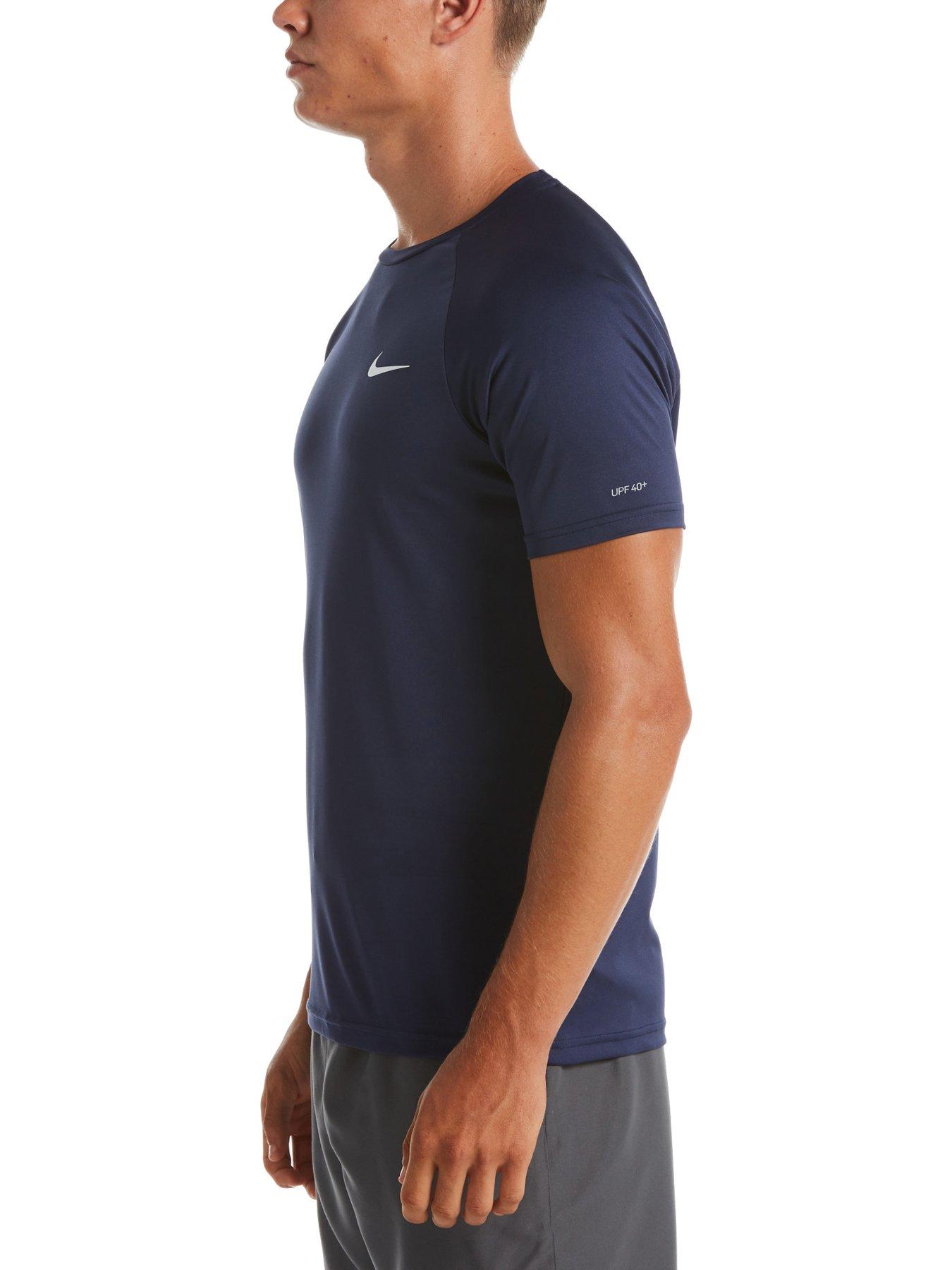 Image 3 of 3 of Nike Men's Essentials Hydro Short Sleeve Hydroguard - Navy