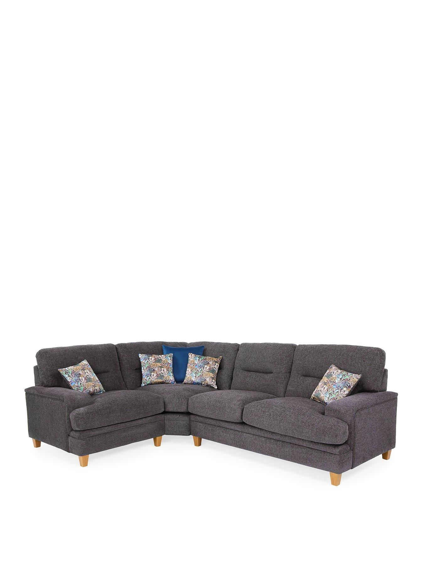 Image 2 of 6 of Very Home Trieste Fabric left Hand Corner Group&nbsp;- Made to order in the UK