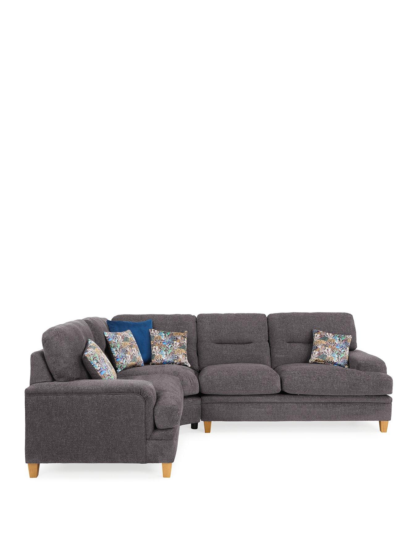 Image 3 of 6 of Very Home Trieste Fabric left Hand Corner Group&nbsp;- Made to order in the UK